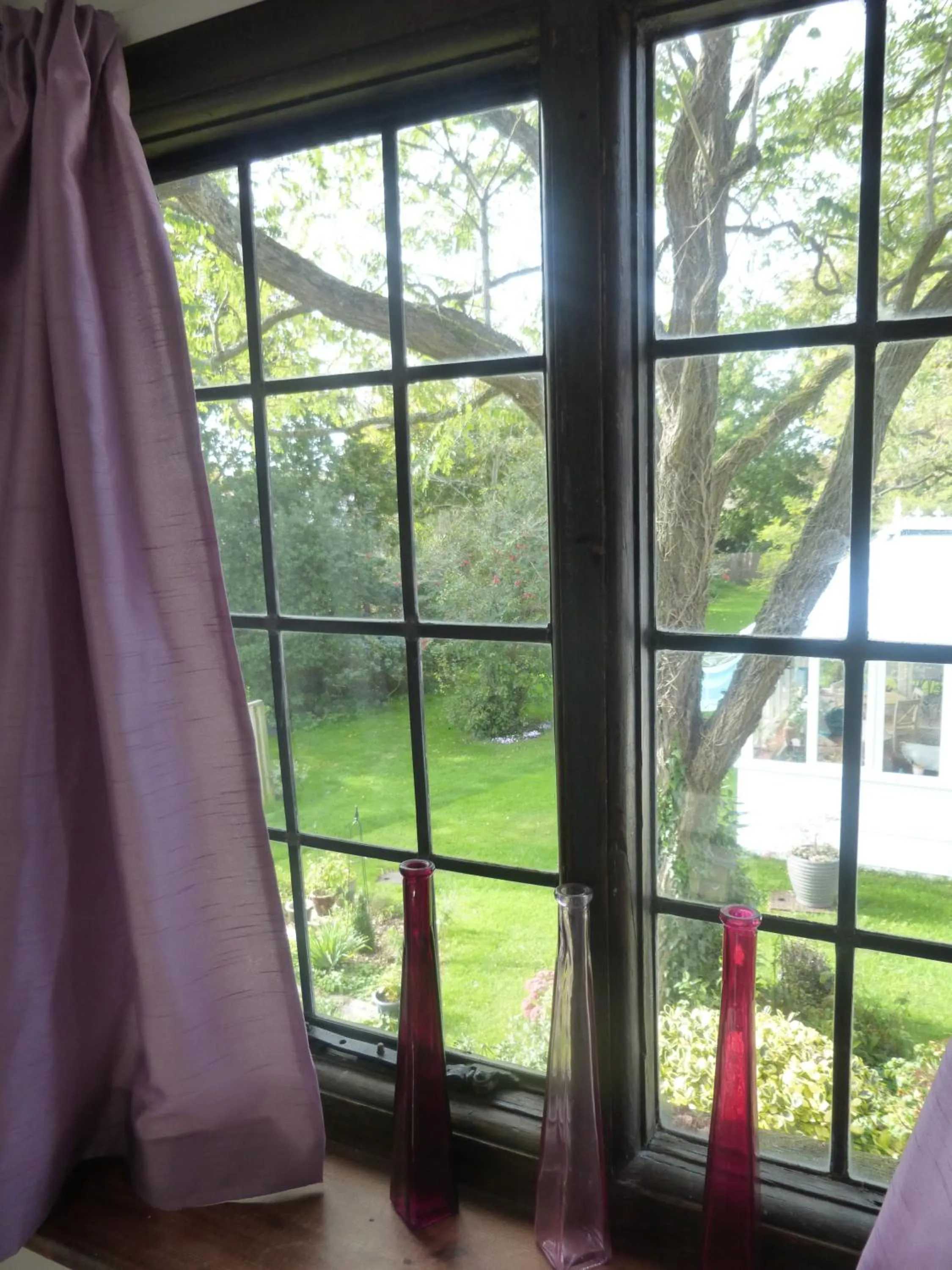 Garden view in Strawberry Cottage B&B