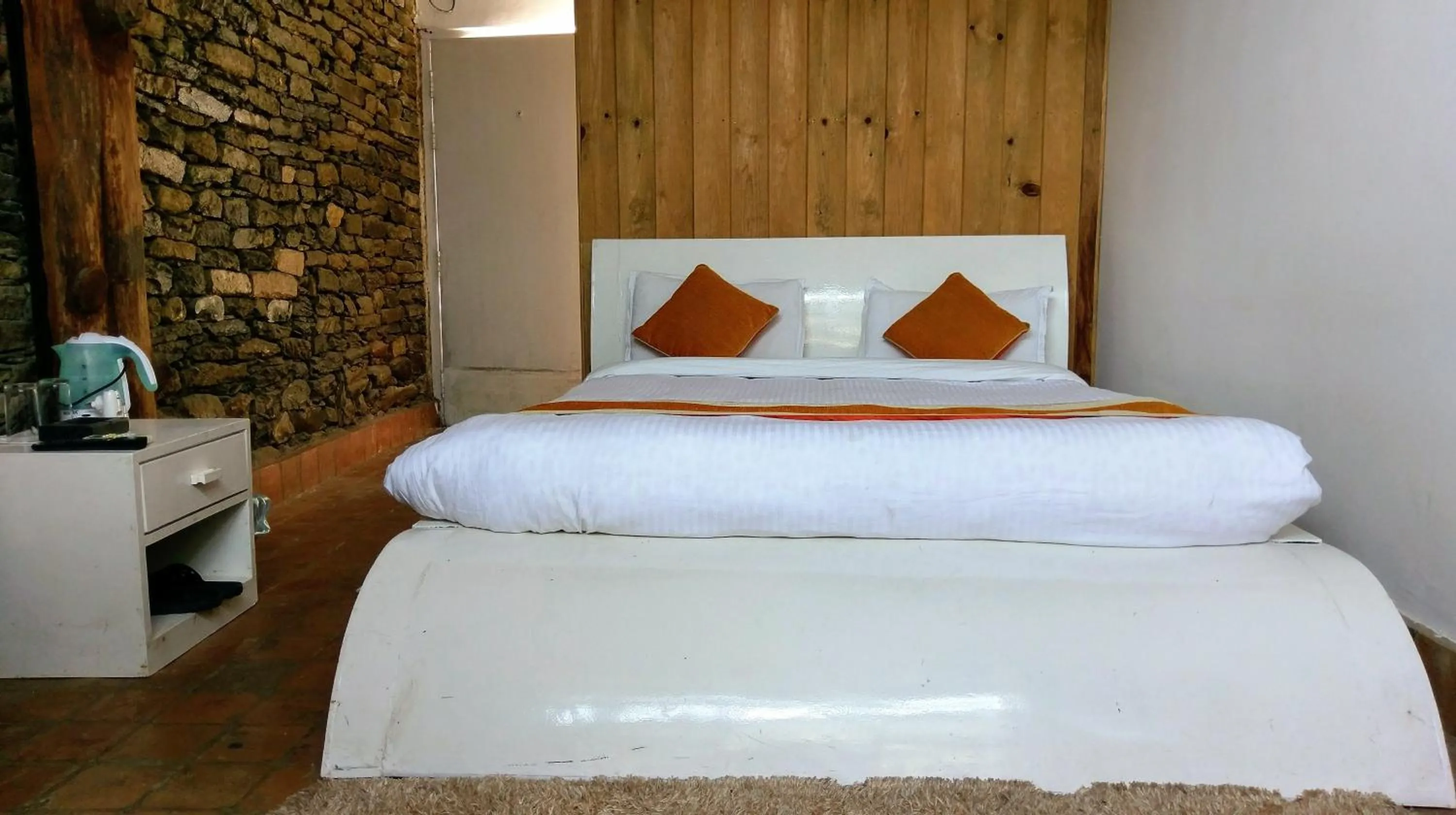 Bed in Gantavya Resort