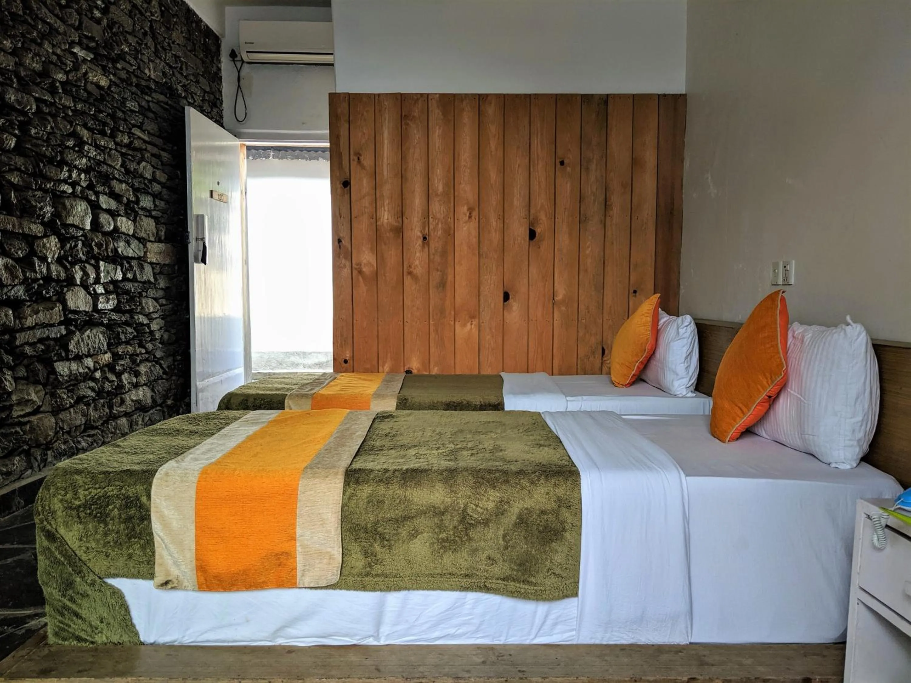Bed in Gantavya Resort