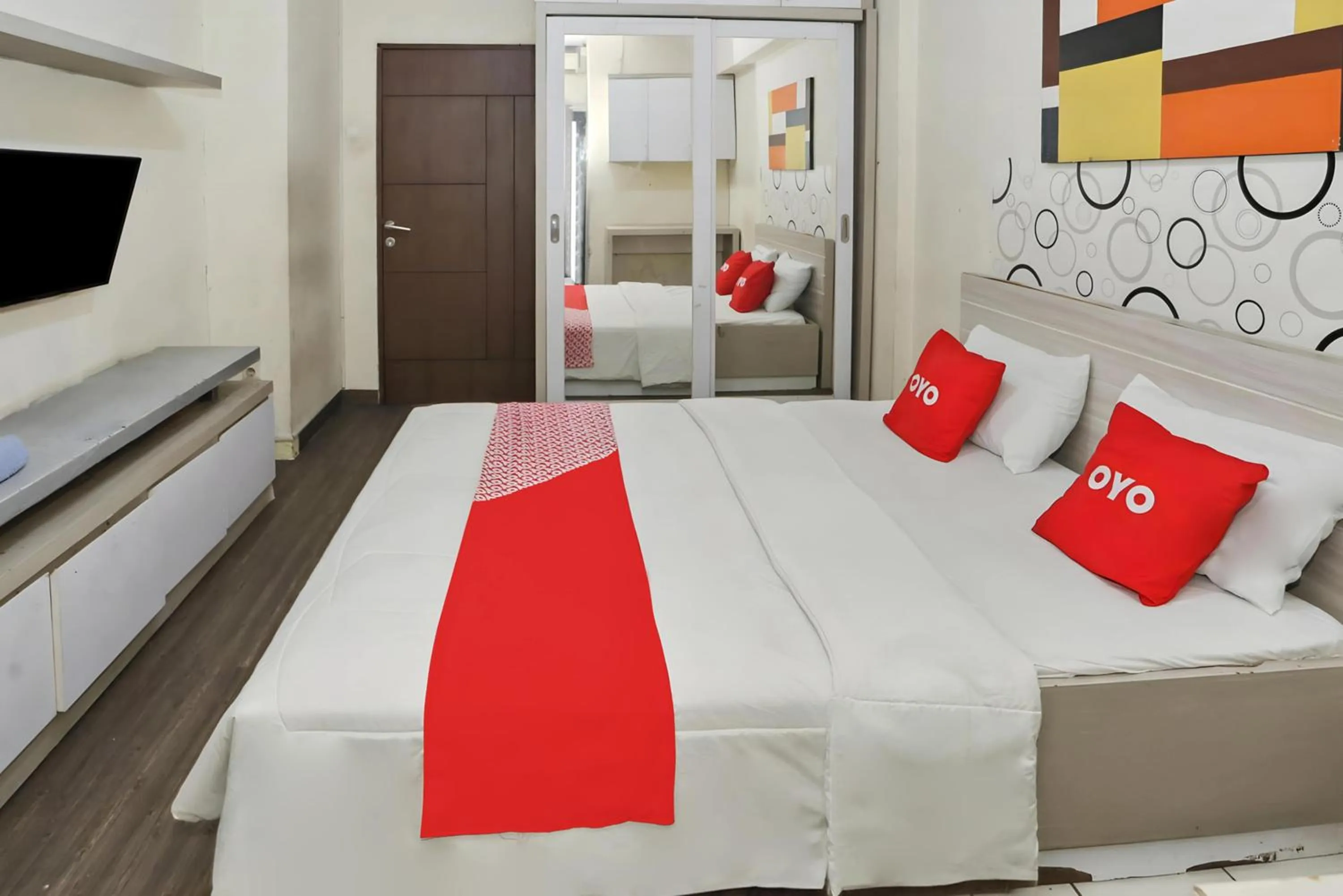 Bedroom, Bed in Hotel O Kemang View By Room 88