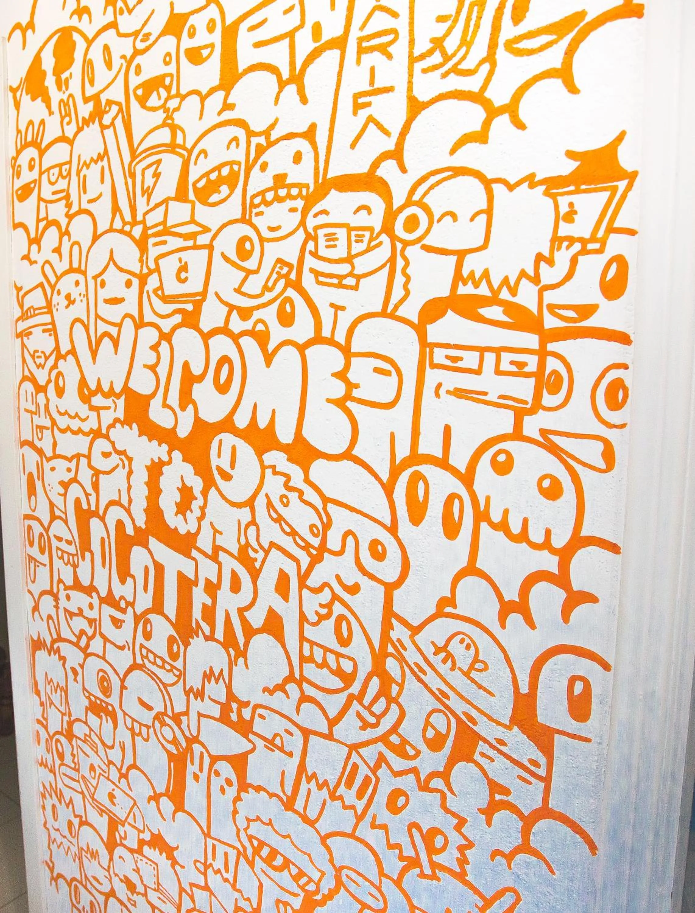 Decorative detail in La Cocotera Boutique Hostel & Coworking