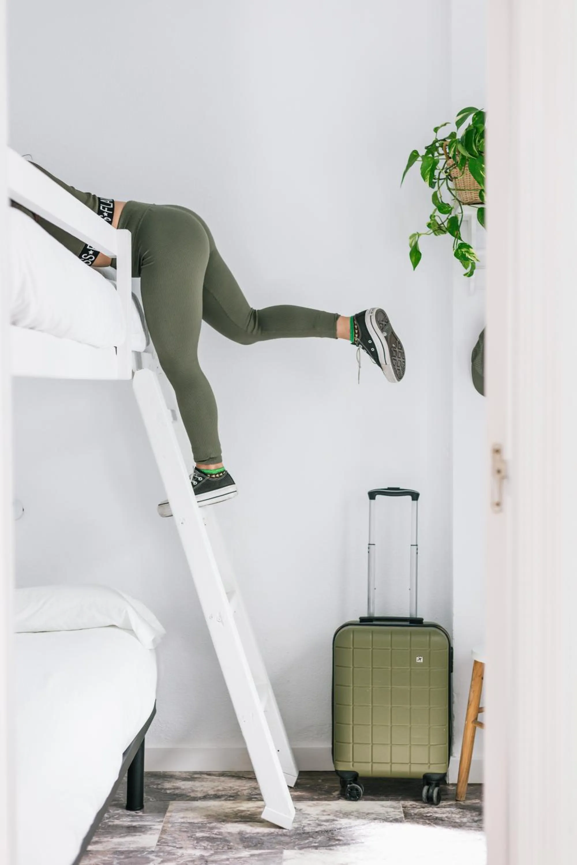 bunk bed in La Cocotera Boutique Hostel & Coworking