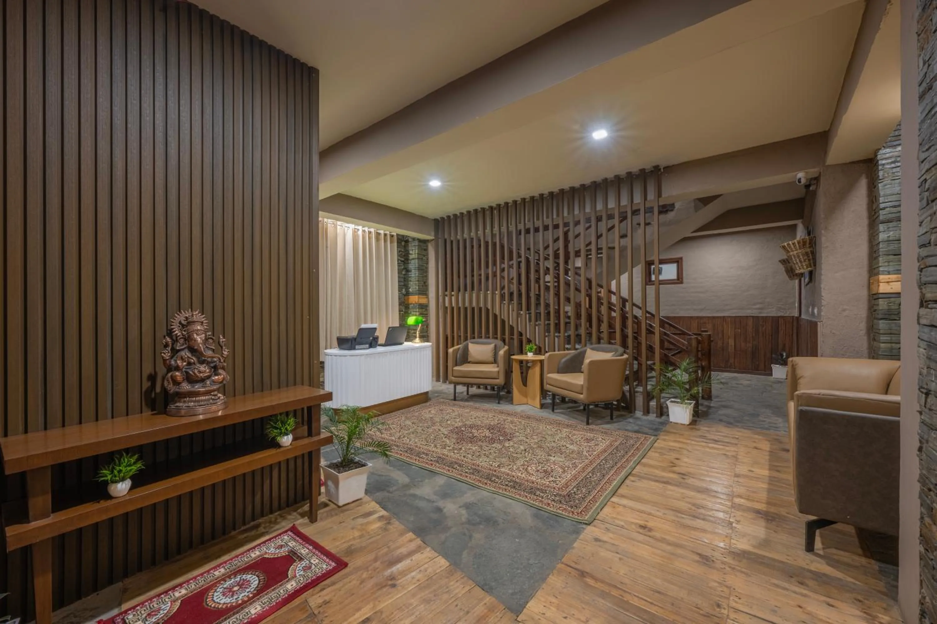 Seating area in Hotel Wood Winds - A Best Valley View Hotel
