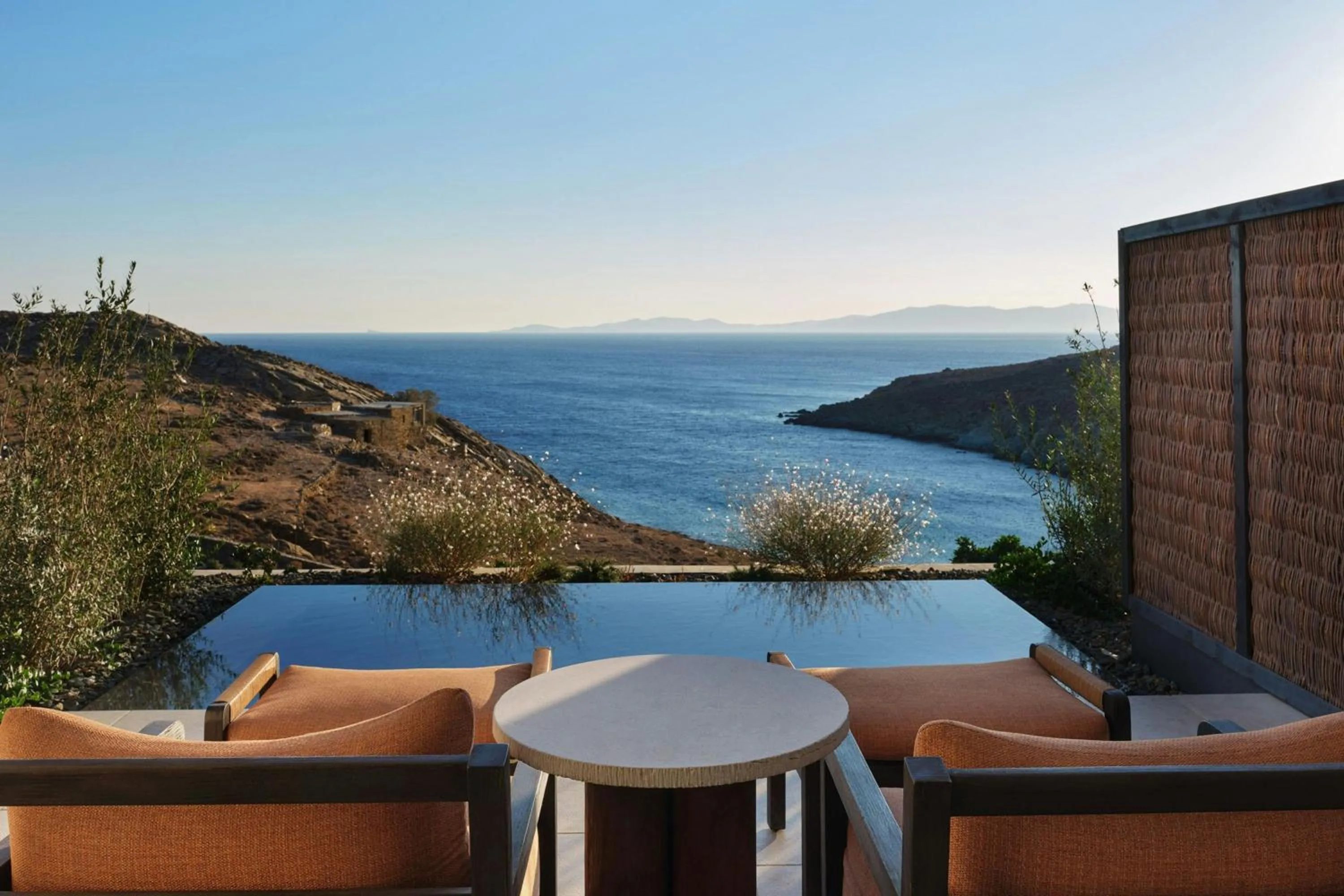 Swimming pool in Odera, Tinos, Autograph Collection