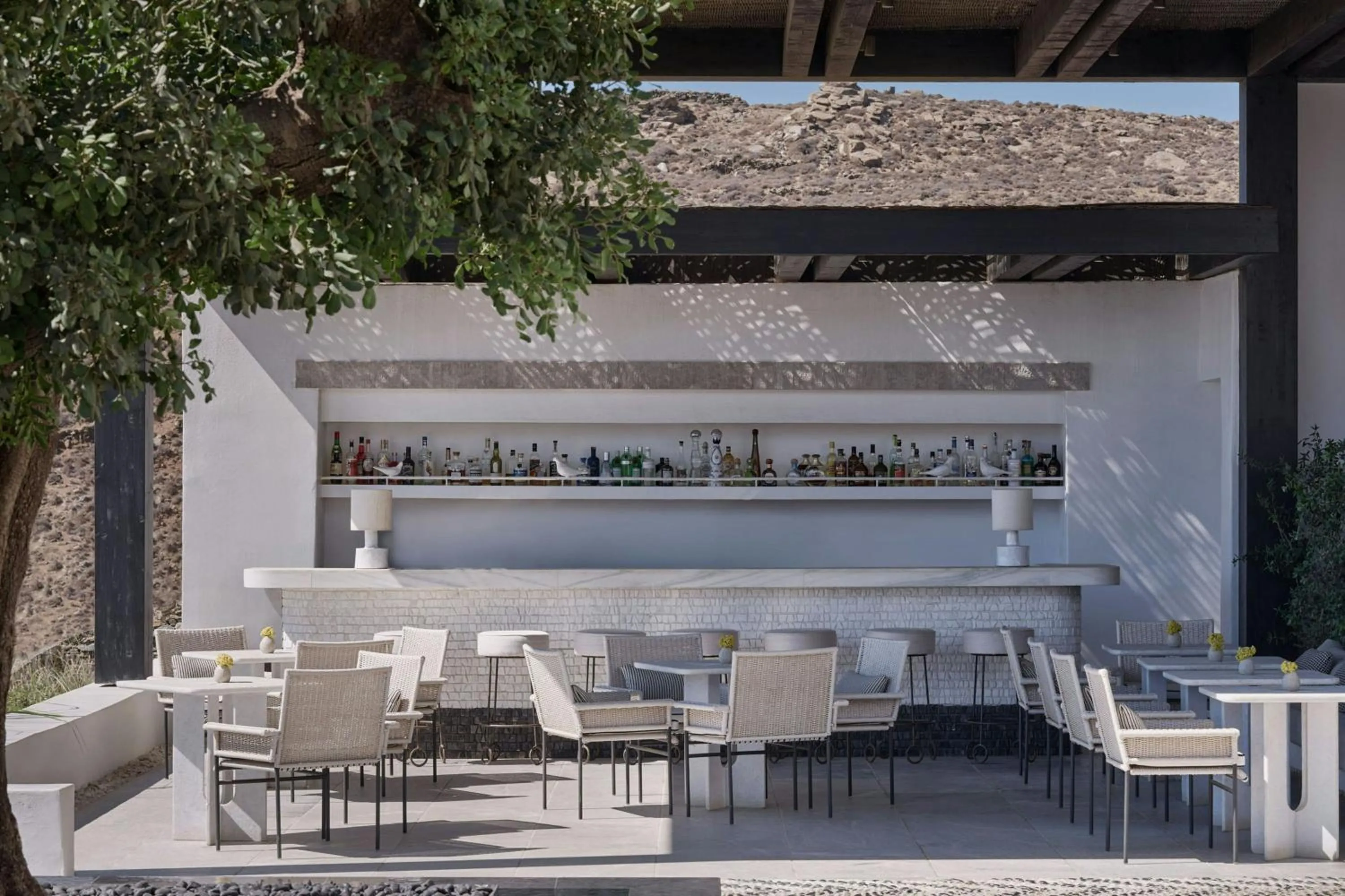 Swimming pool in Odera, Tinos, Autograph Collection