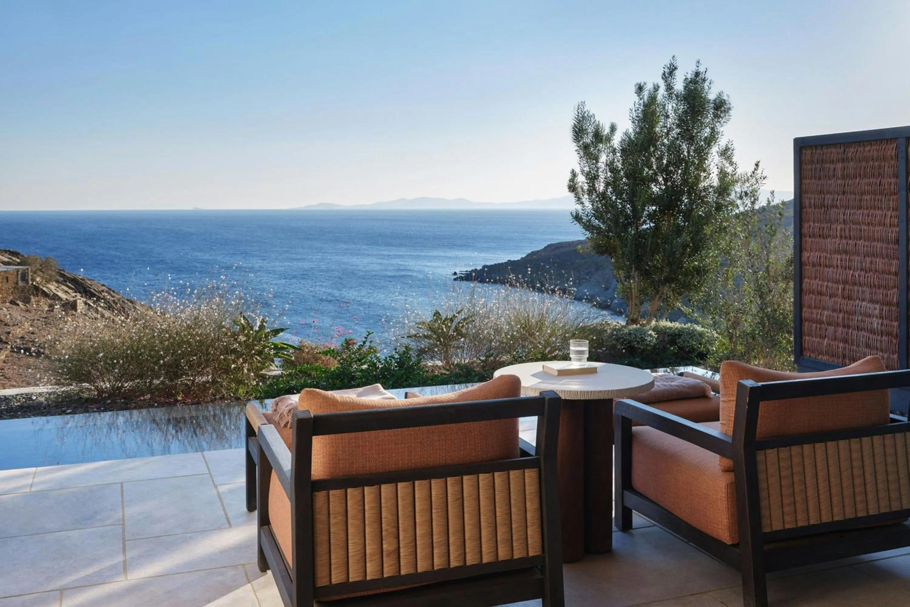 Swimming pool in Odera, Tinos, Autograph Collection