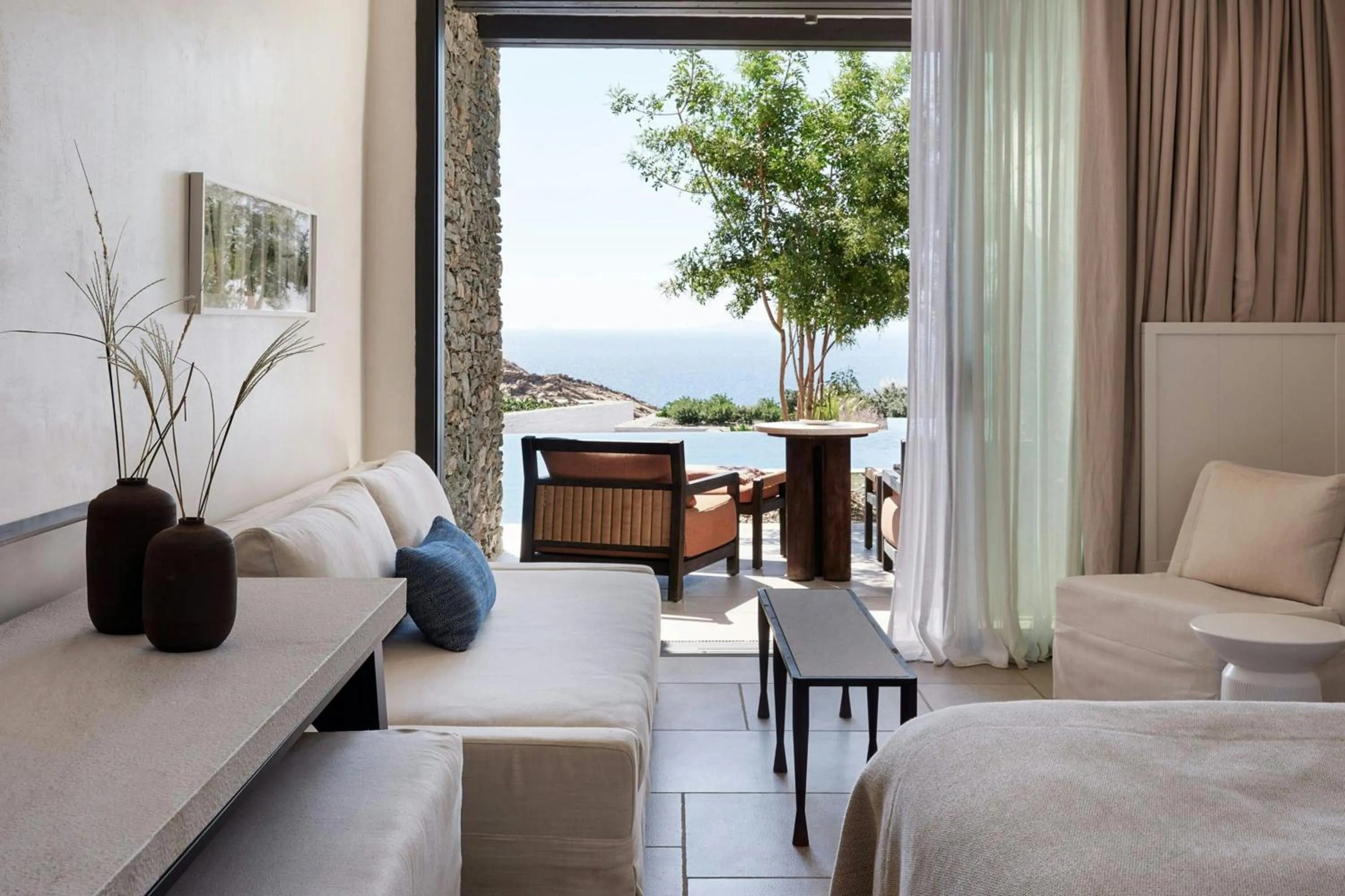 Photo of the whole room, Bed in Odera, Tinos, Autograph Collection