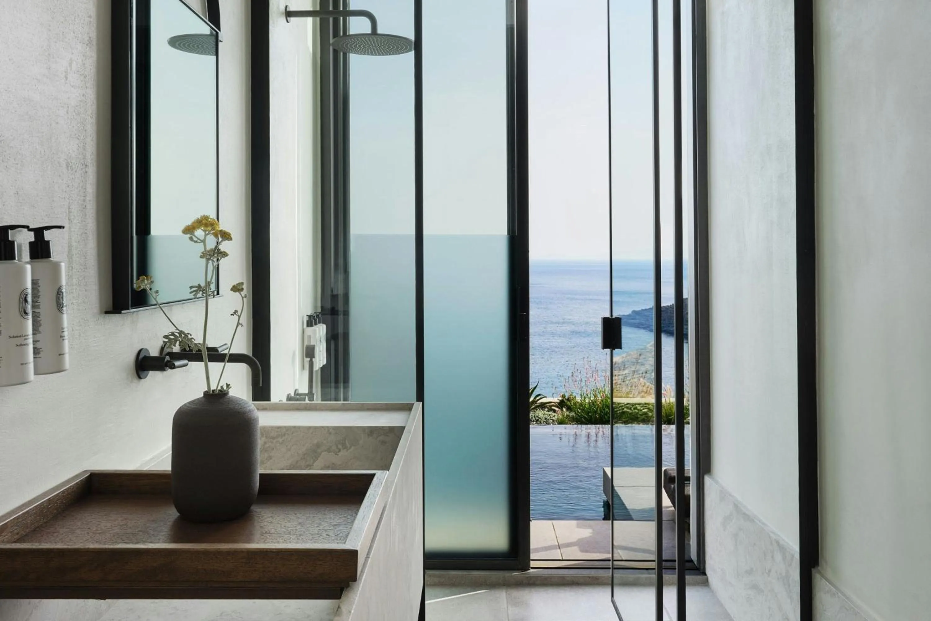 Swimming pool in Odera, Tinos, Autograph Collection