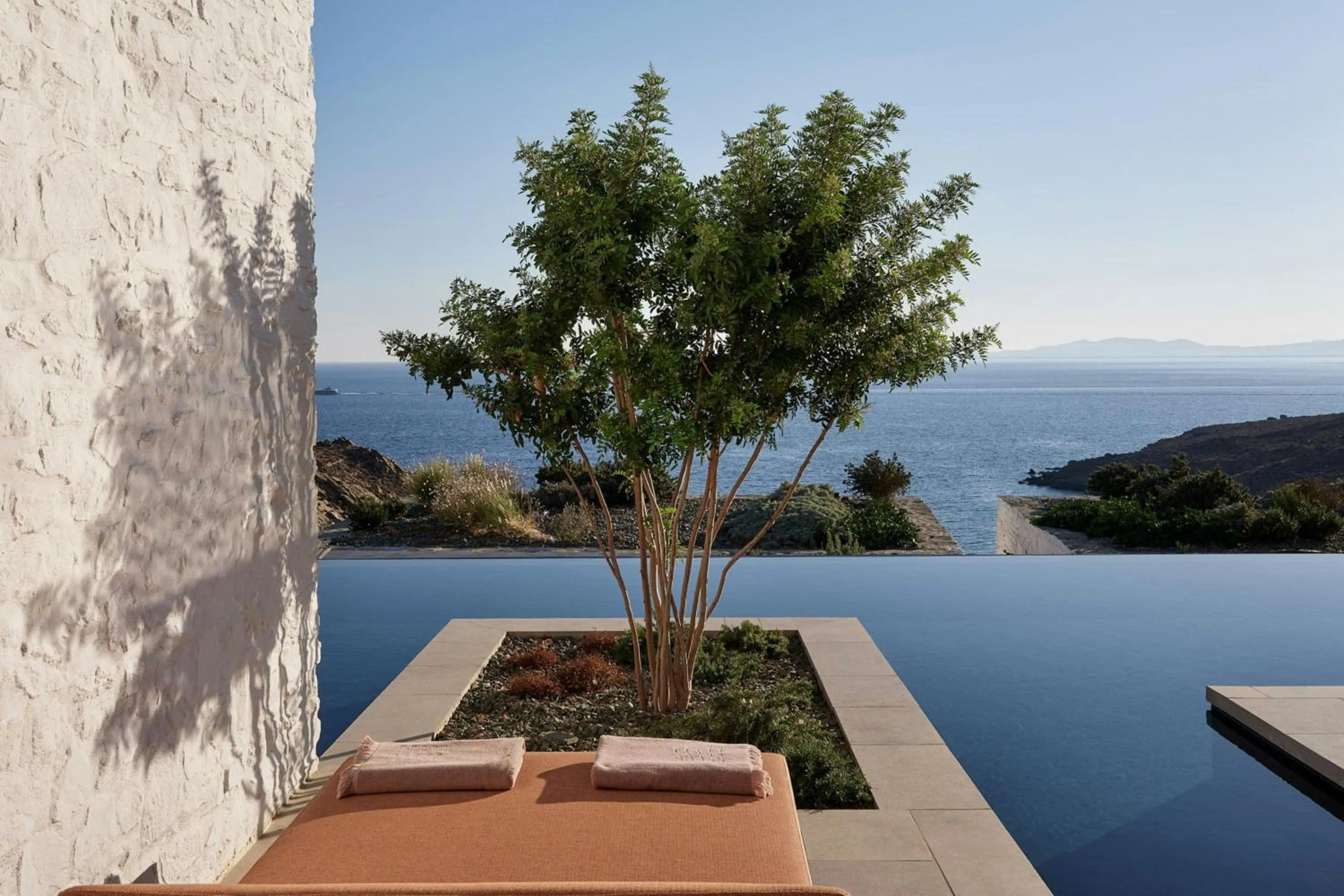 Swimming pool in Odera, Tinos, Autograph Collection