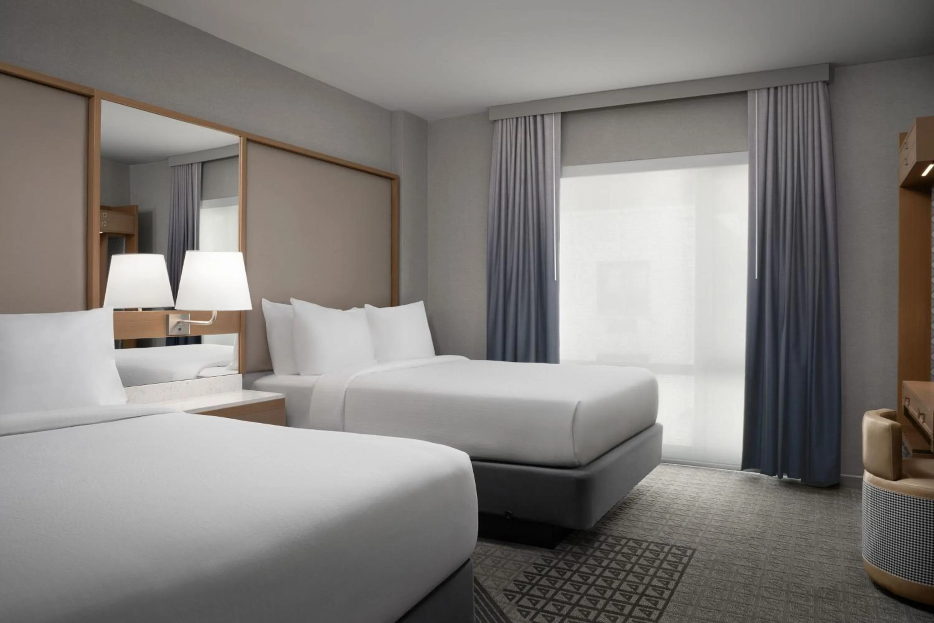 Bedroom, Bed in SpringHill Suites by Marriott New York Manhattan Times Square