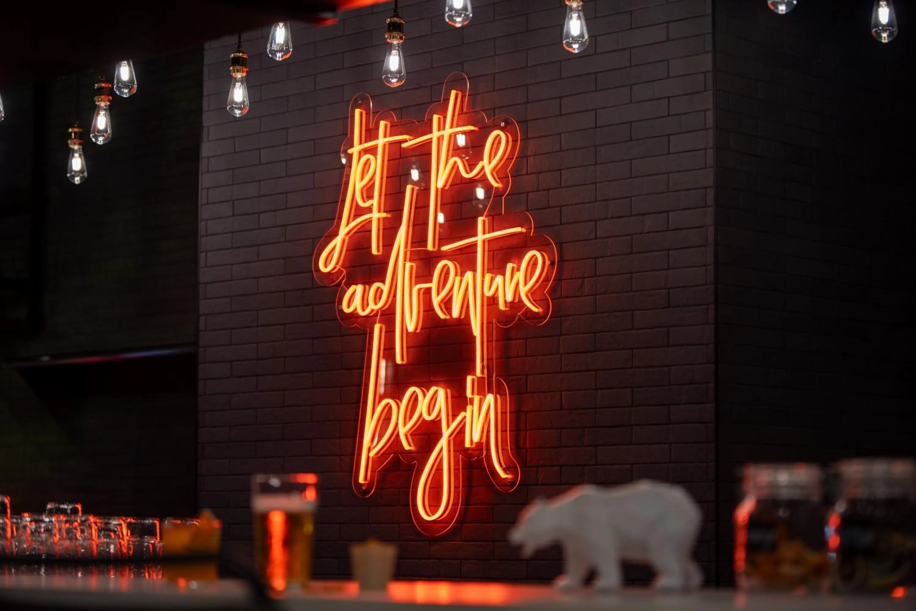 Decorative detail in Moxy Springfield Downtown