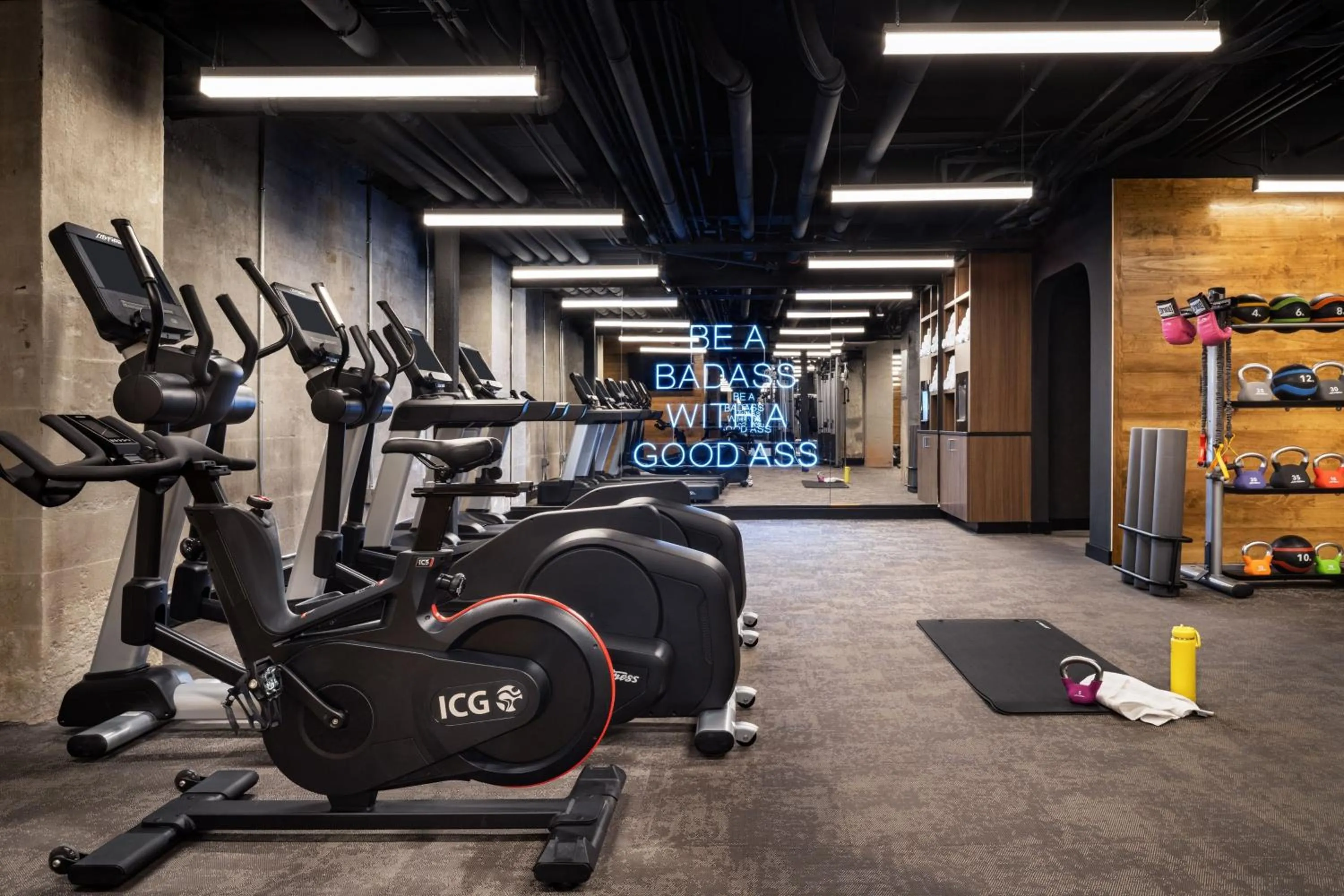 Fitness centre/facilities in Moxy Springfield Downtown