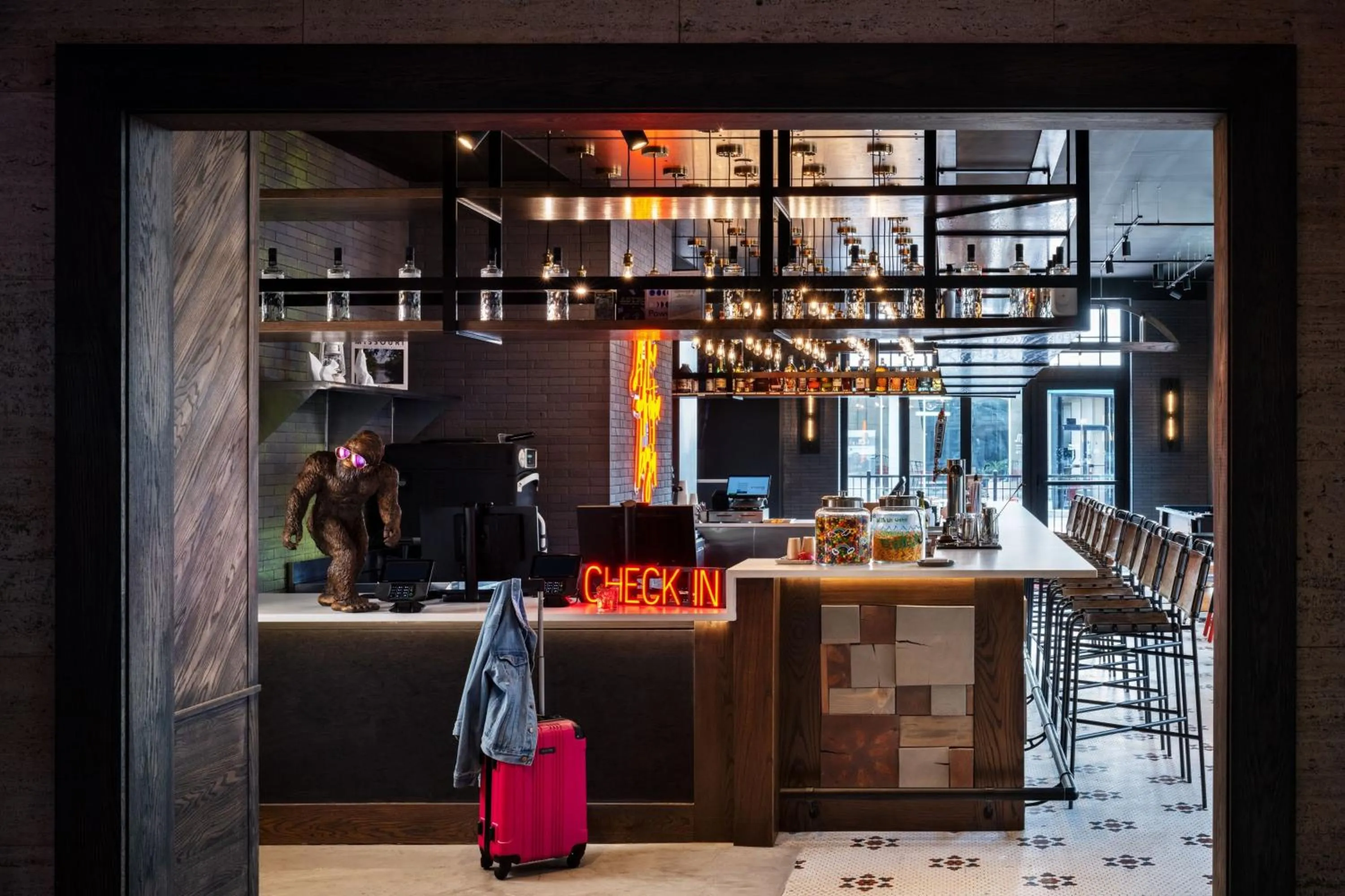 Lobby or reception in Moxy Springfield Downtown