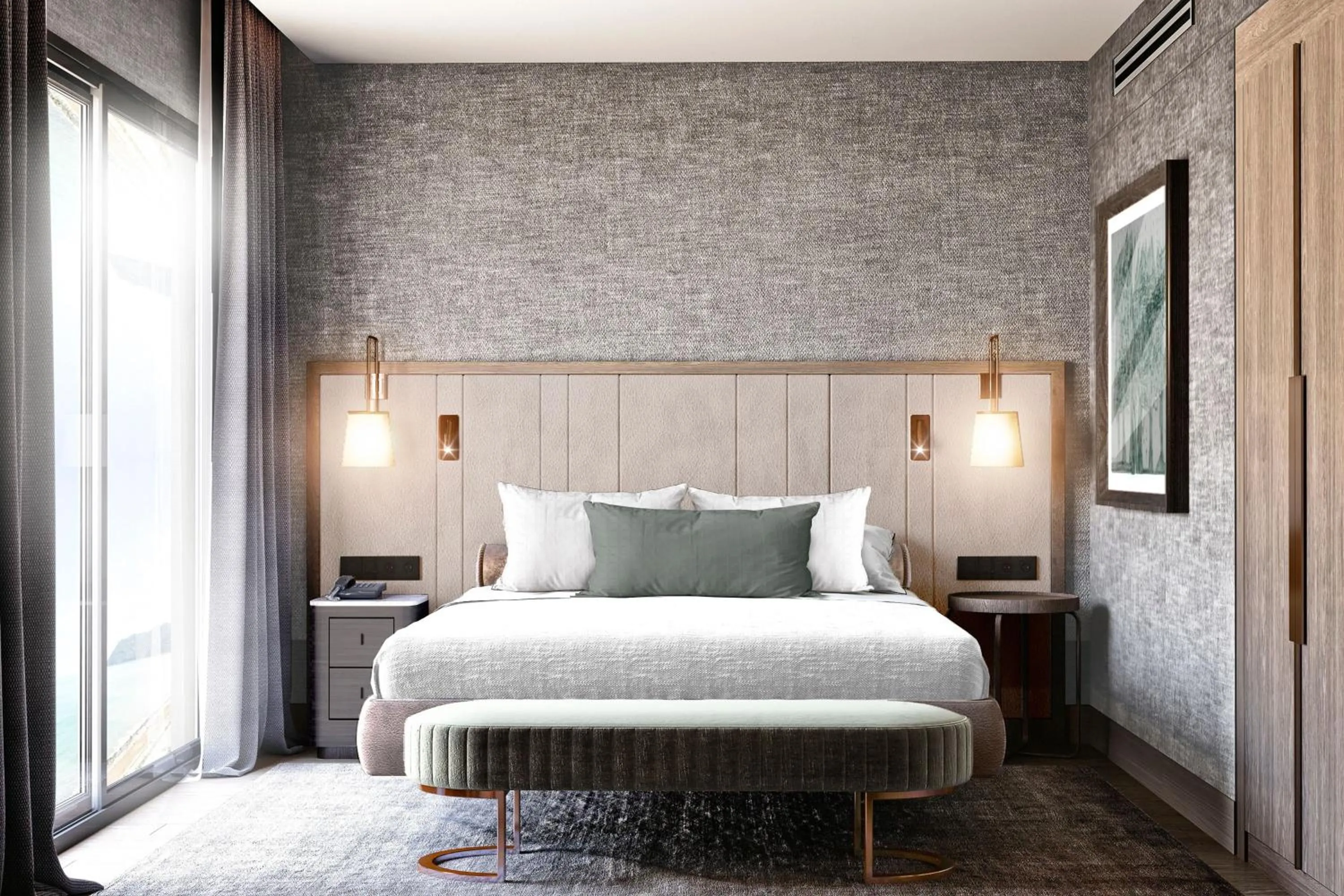 Bedroom, Bed in Residence Inn by Marriott Trabzon