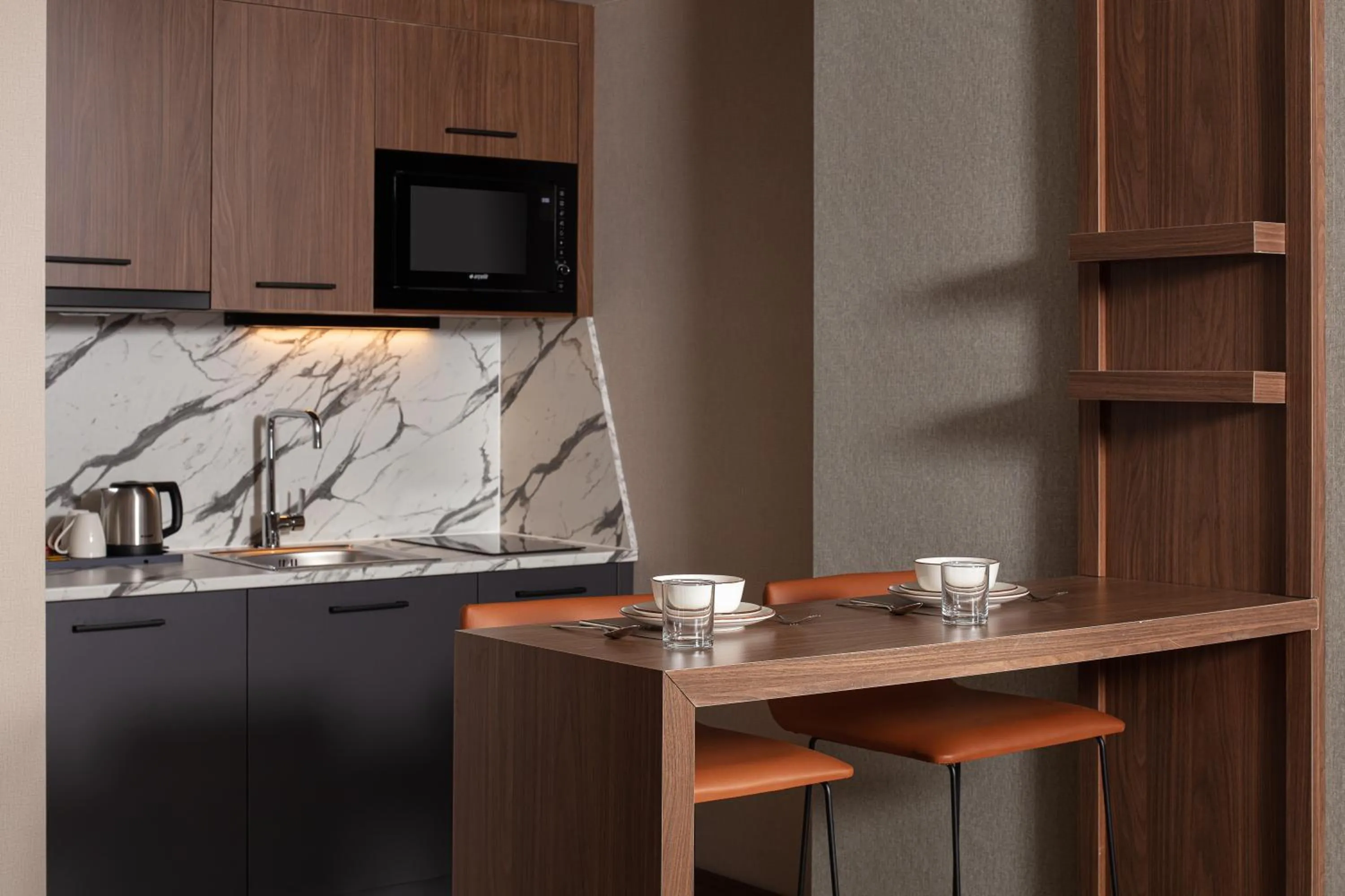 kitchen in Residence Inn by Marriott Trabzon
