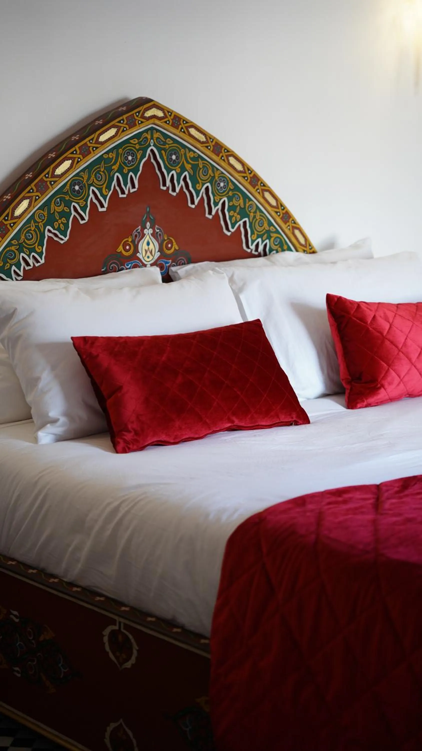 Bed in Riad Jamal