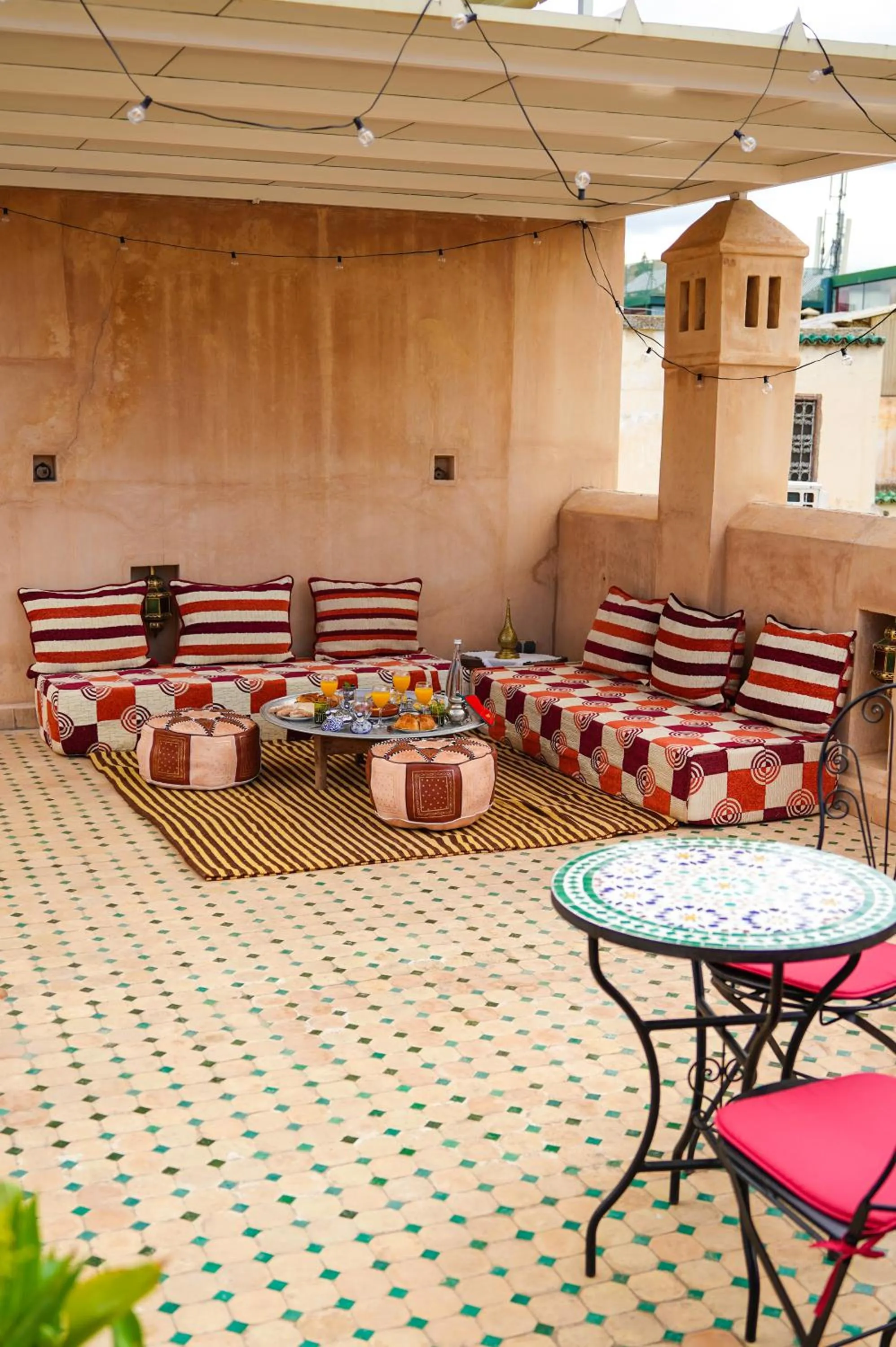 Balcony/Terrace in Riad Jamal