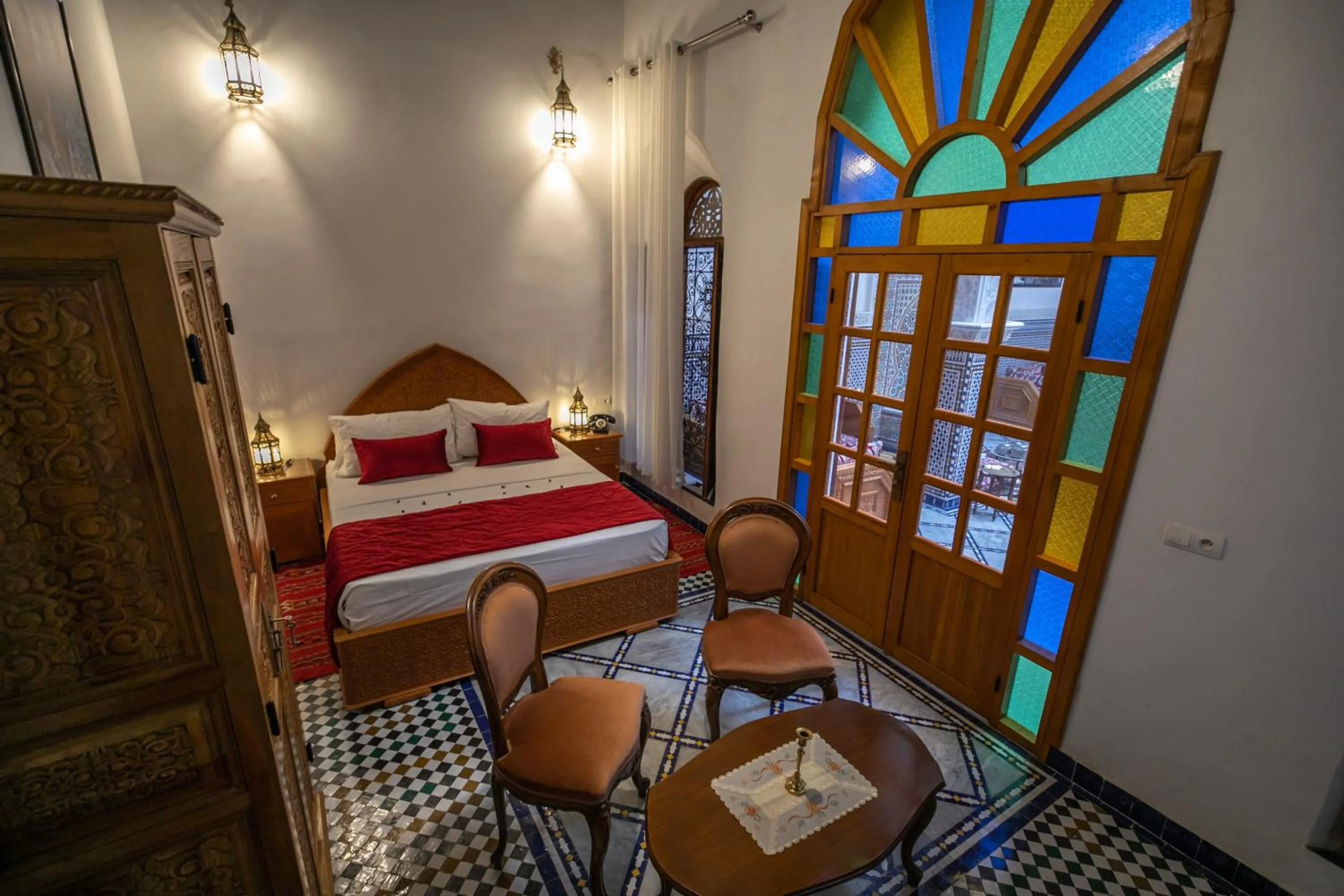 Photo of the whole room, Bed in Riad Jamal