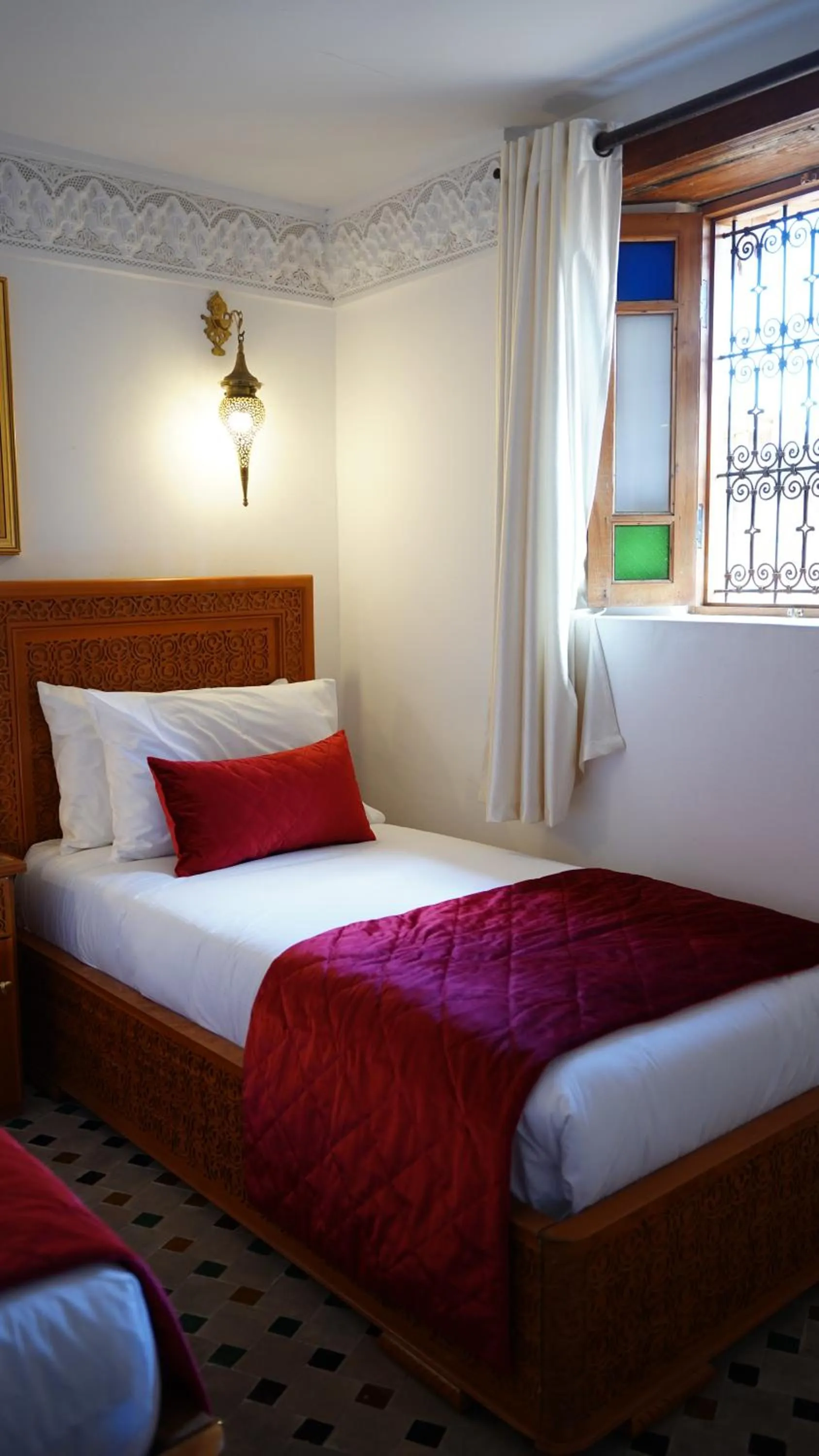 Bed in Riad Jamal