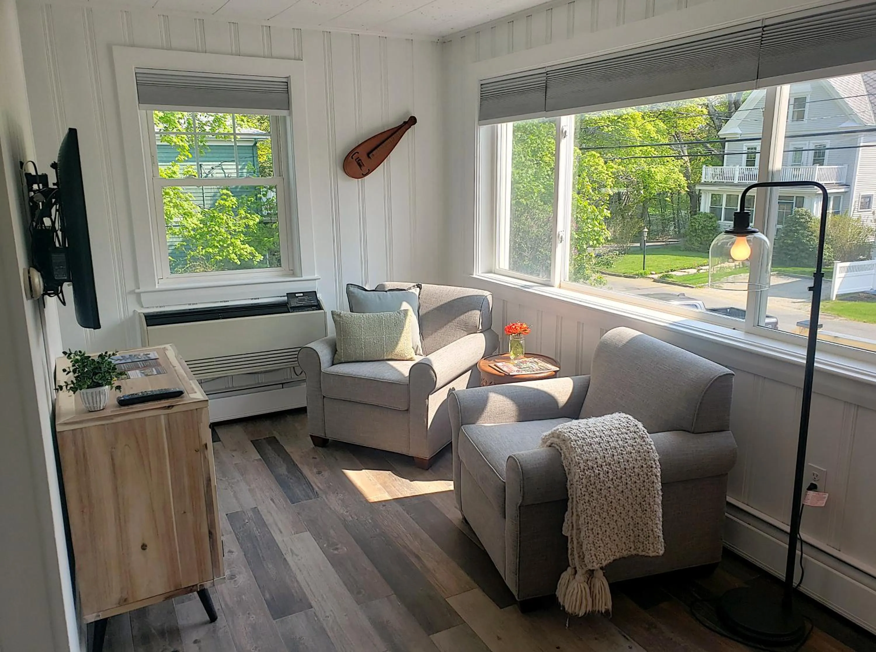 Living room in Little Fig Hotel