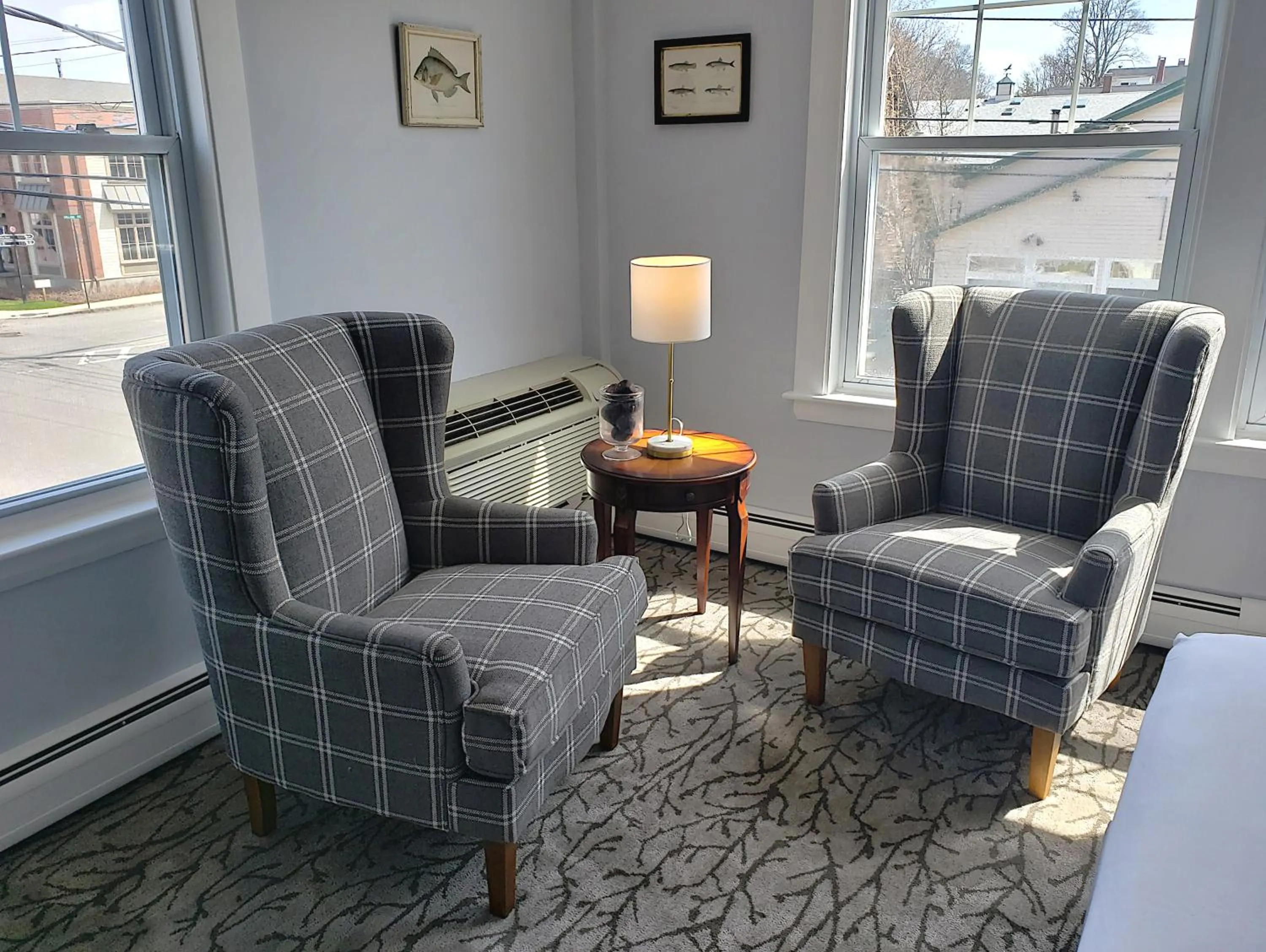 Seating area in Little Fig Hotel