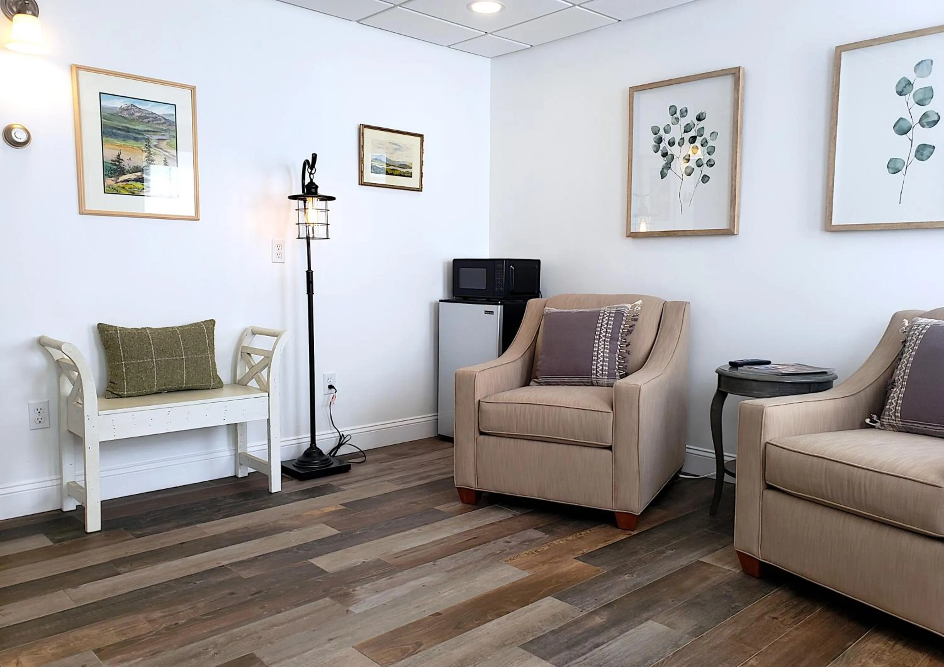 Seating area in Little Fig Hotel