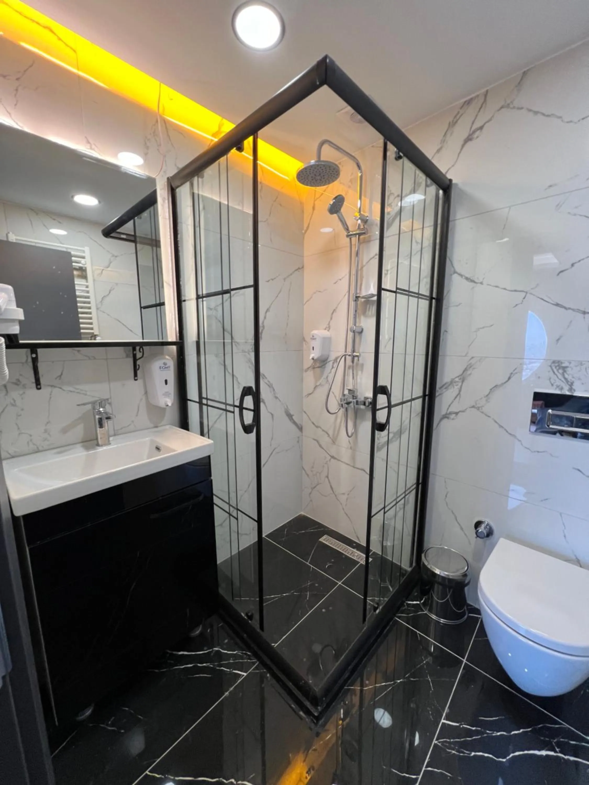 Shower in The Blue Suites