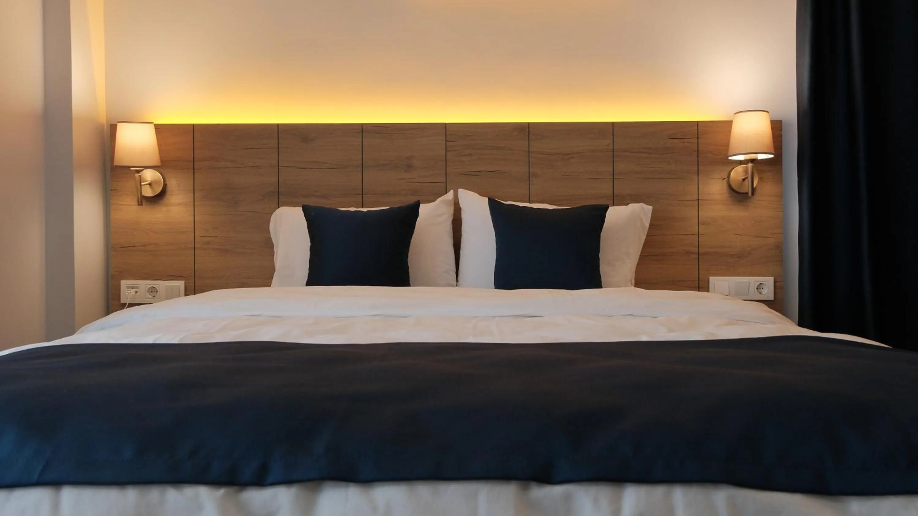 Bed in The Blue Suites