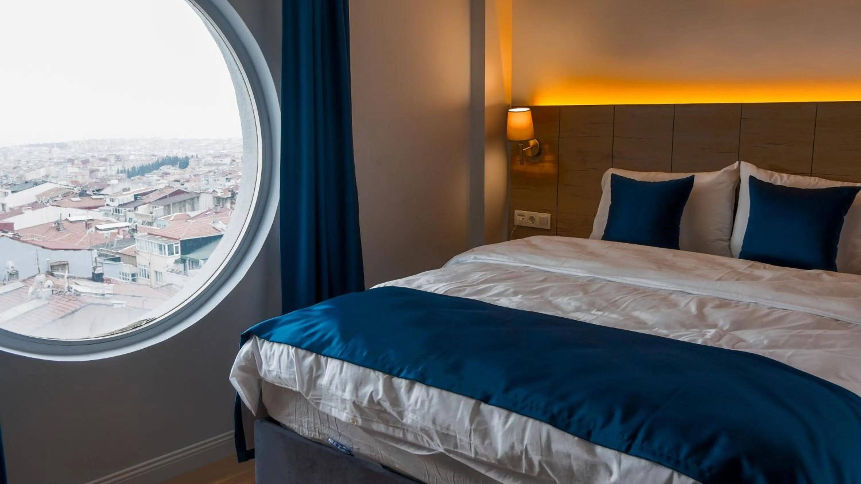 Bed in The Blue Suites