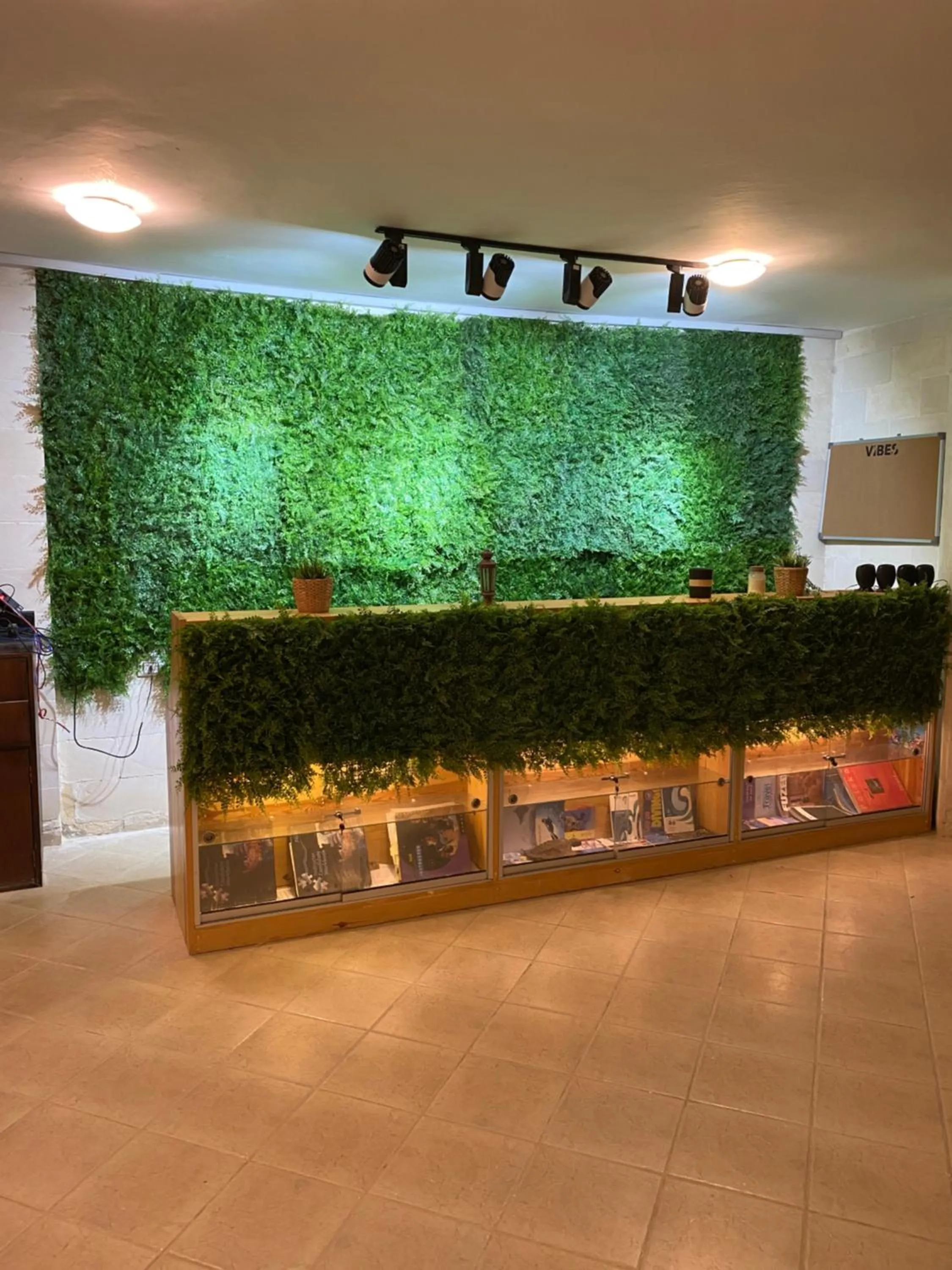 Lobby or reception in Blue Vision Diving Hotel