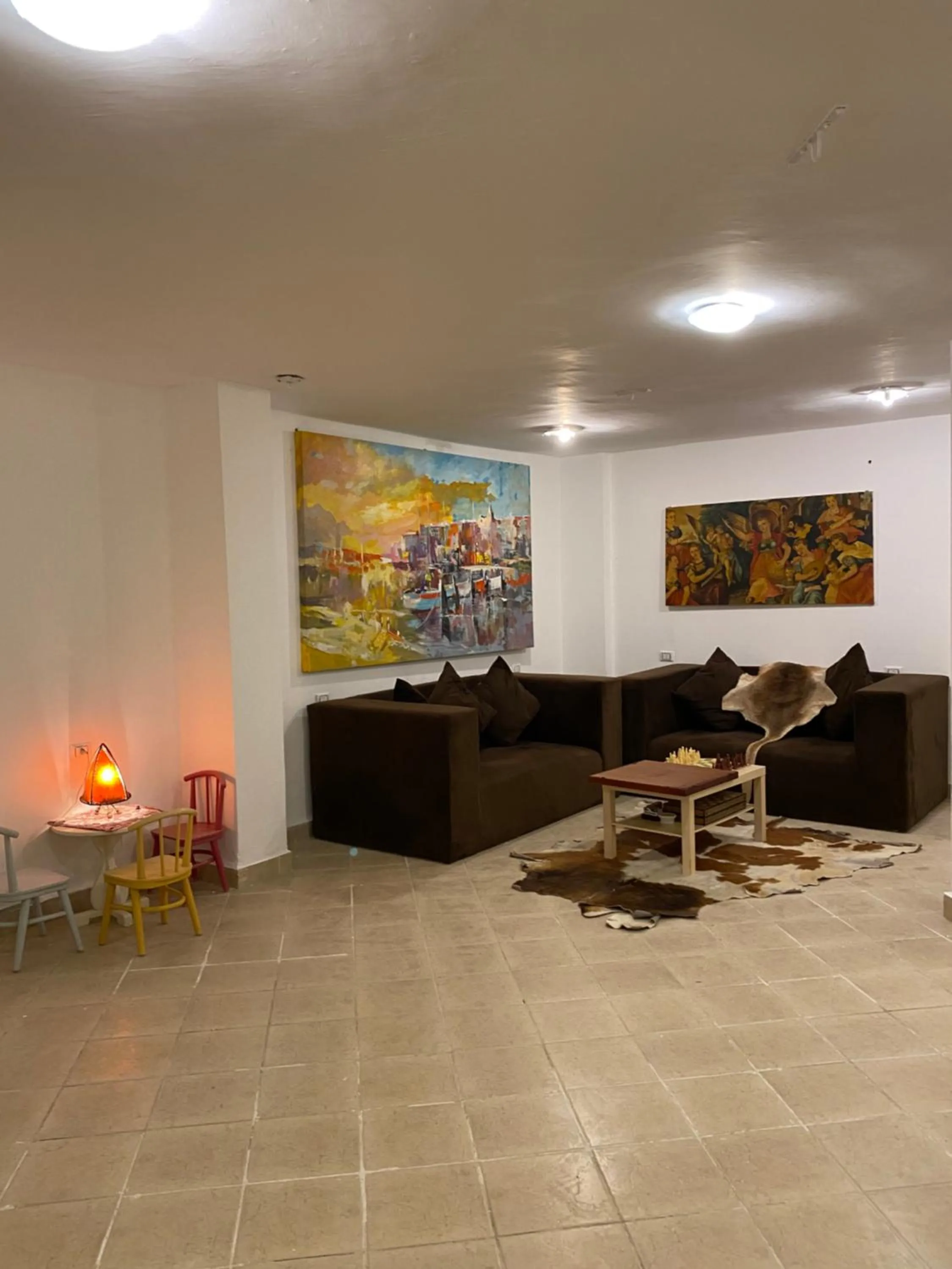 Seating area in Blue Vision Diving Hotel