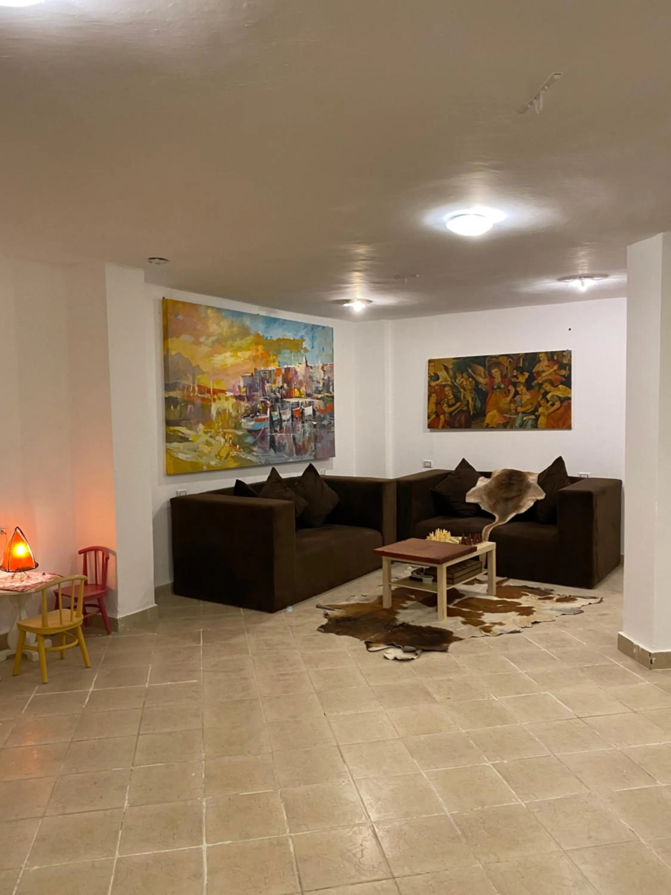 Seating area in Blue Vision Diving Hotel