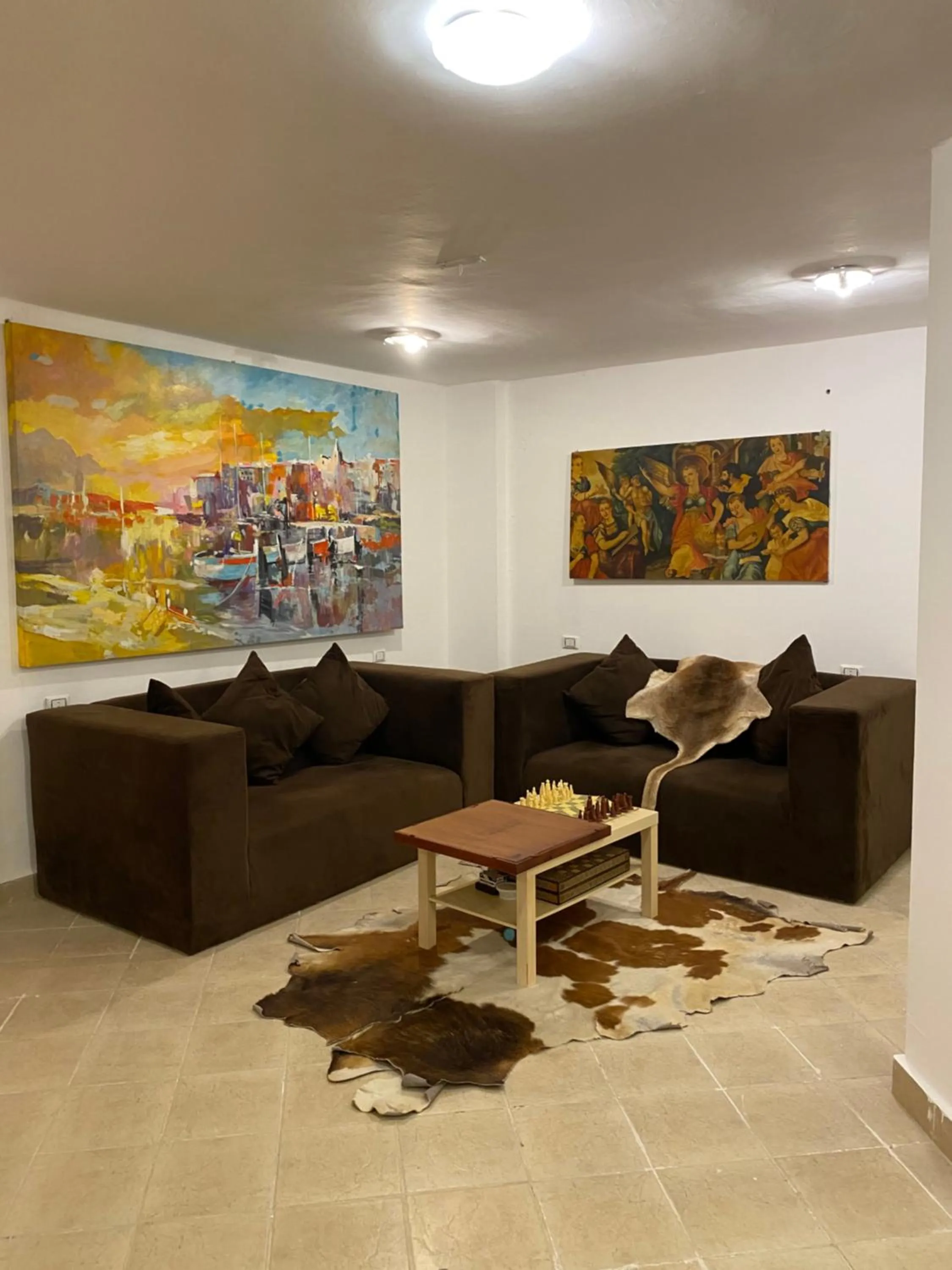 Seating area in Blue Vision Diving Hotel