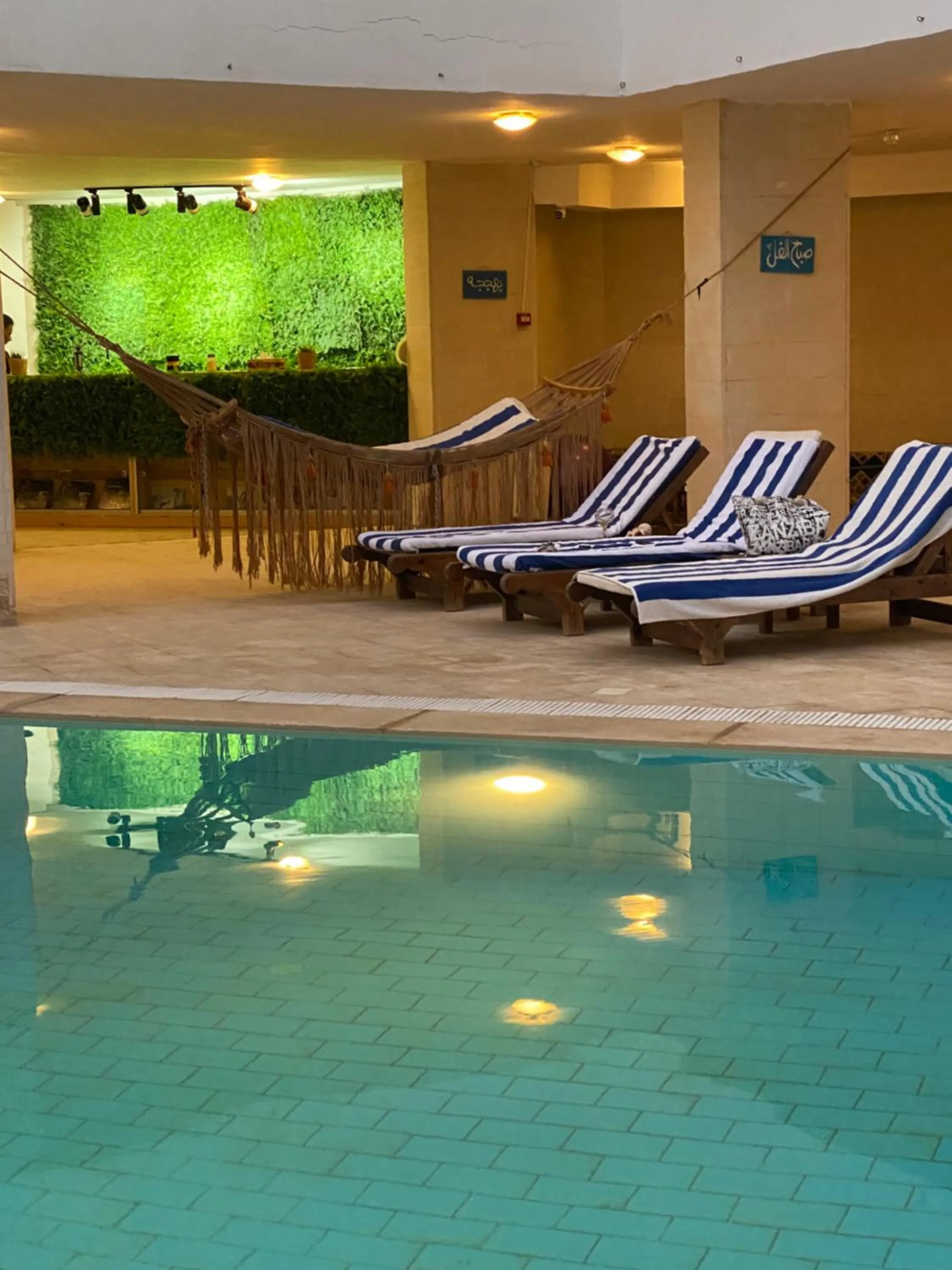 Pool view in Blue Vision Diving Hotel