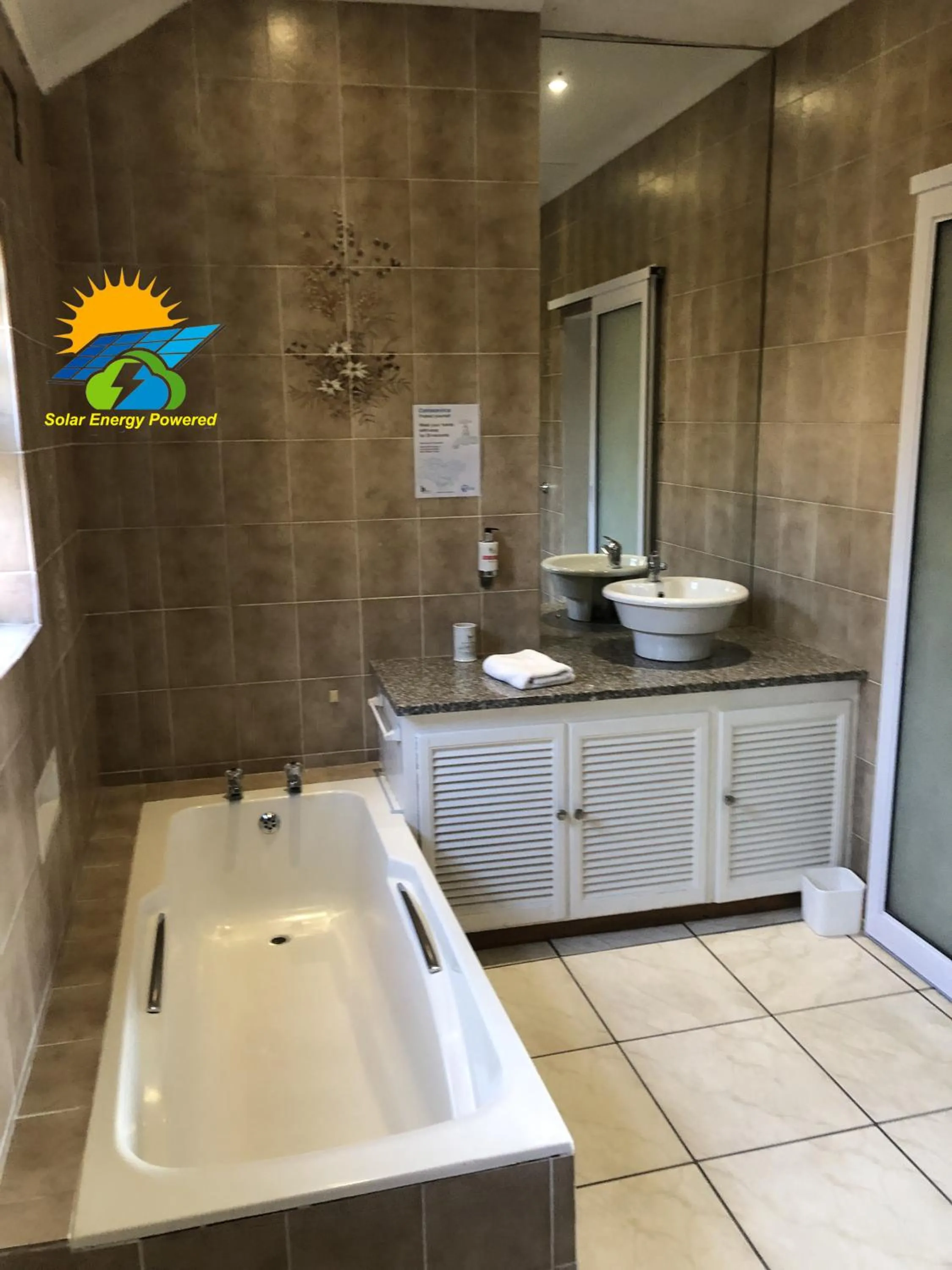 Bathroom in theSolution BnB