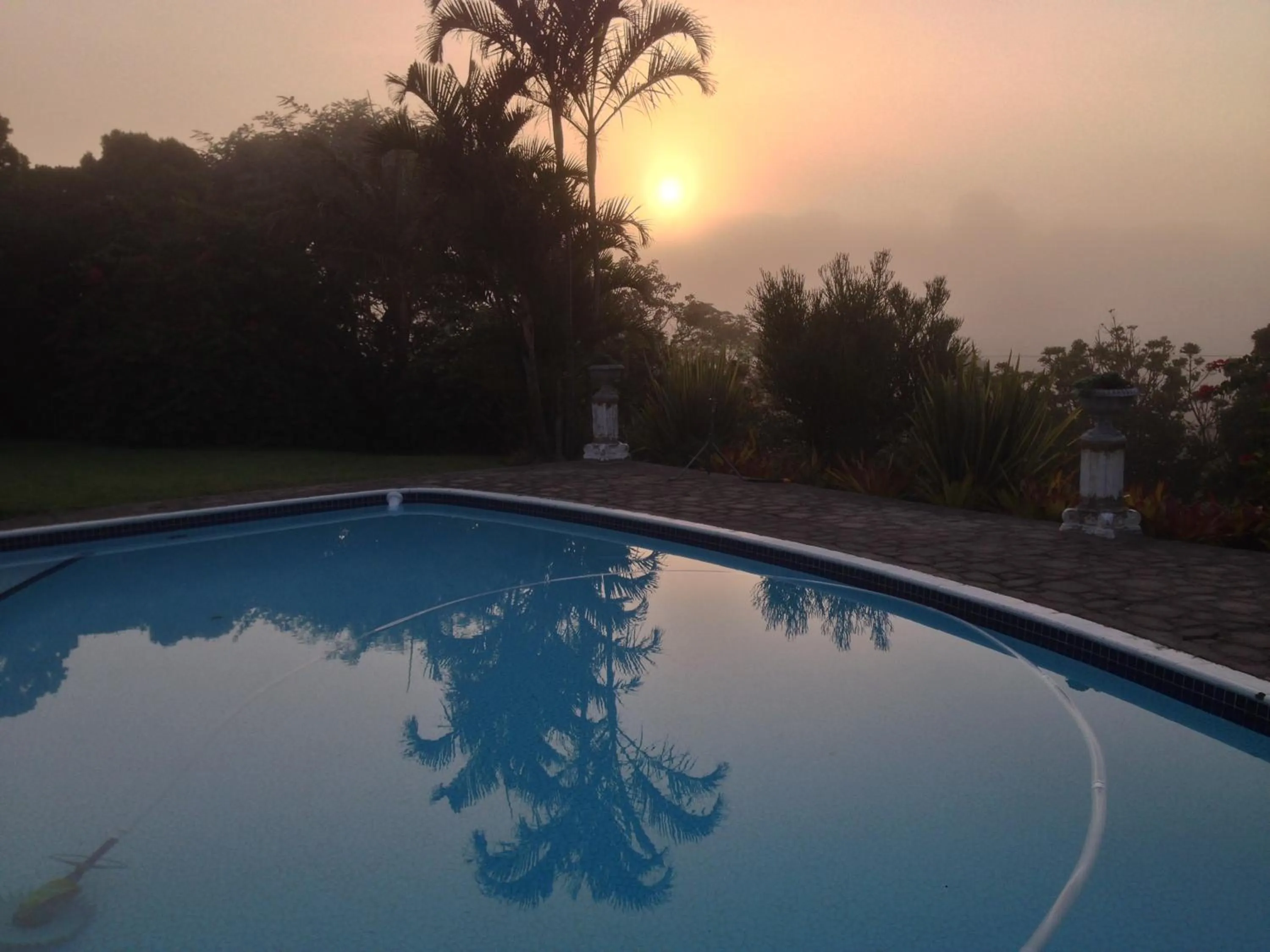 Garden view in theSolution BnB