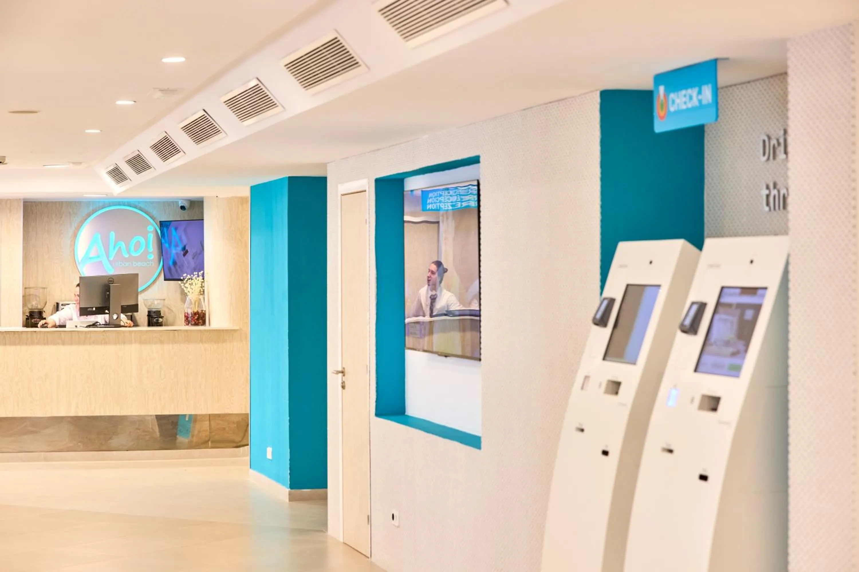 Lobby or reception in AHOI! Urban Beach