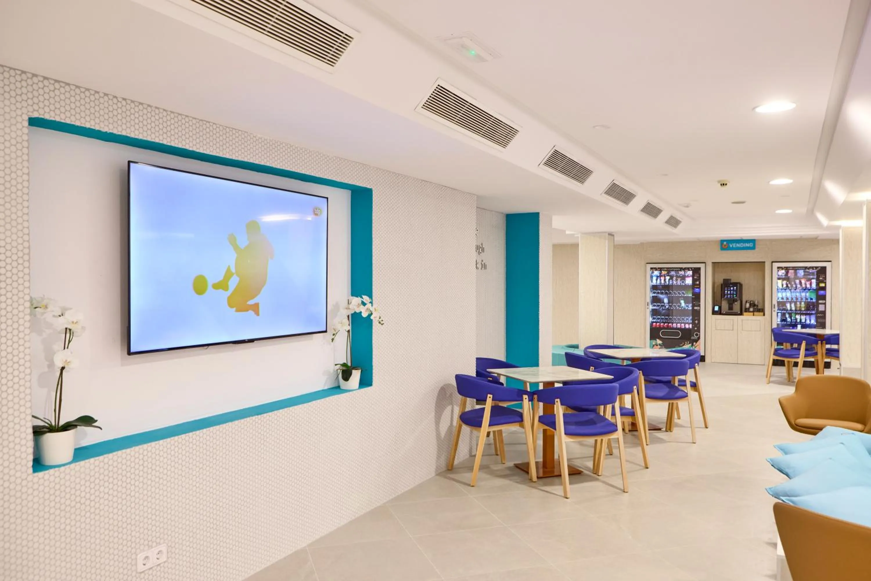 Seating area in AHOI! Urban Beach