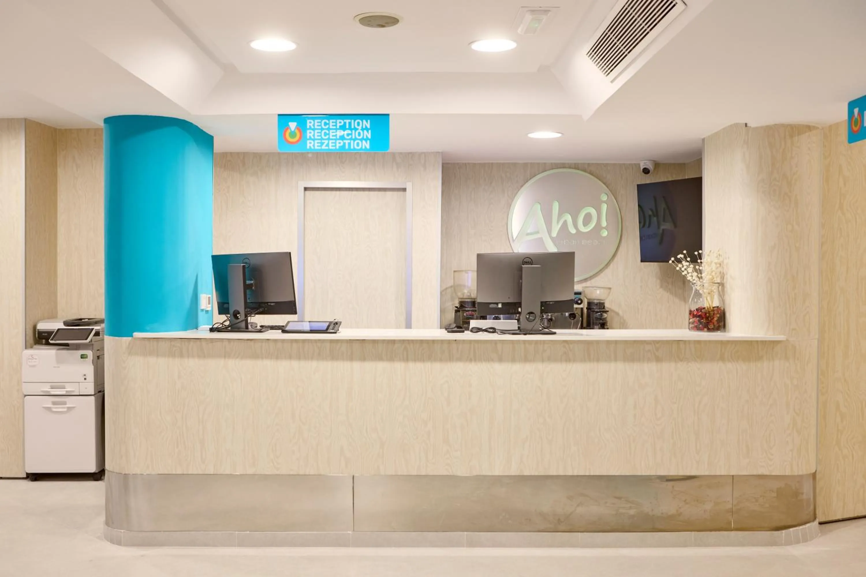 Lobby or reception in AHOI! Urban Beach