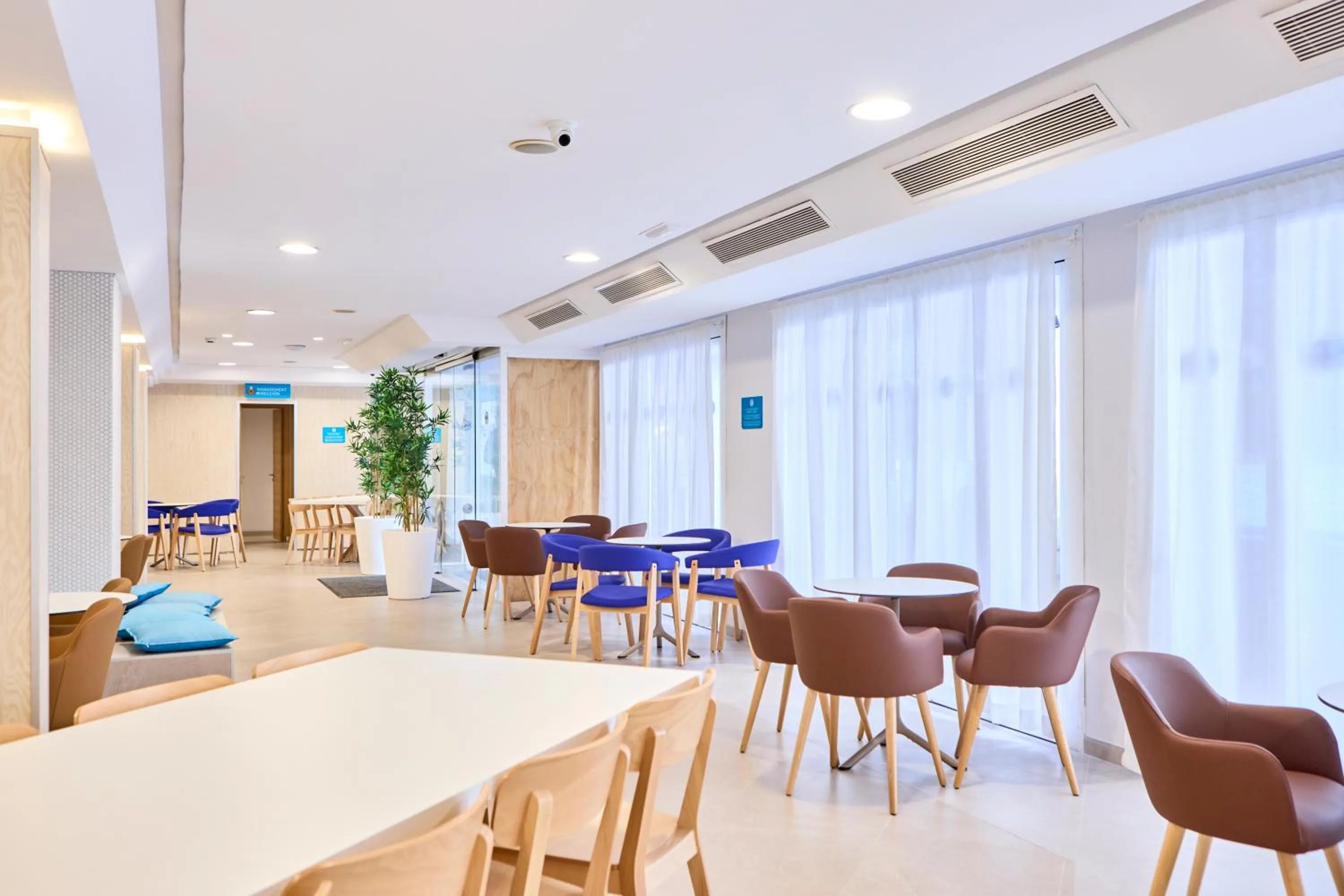 Seating area in AHOI! Urban Beach