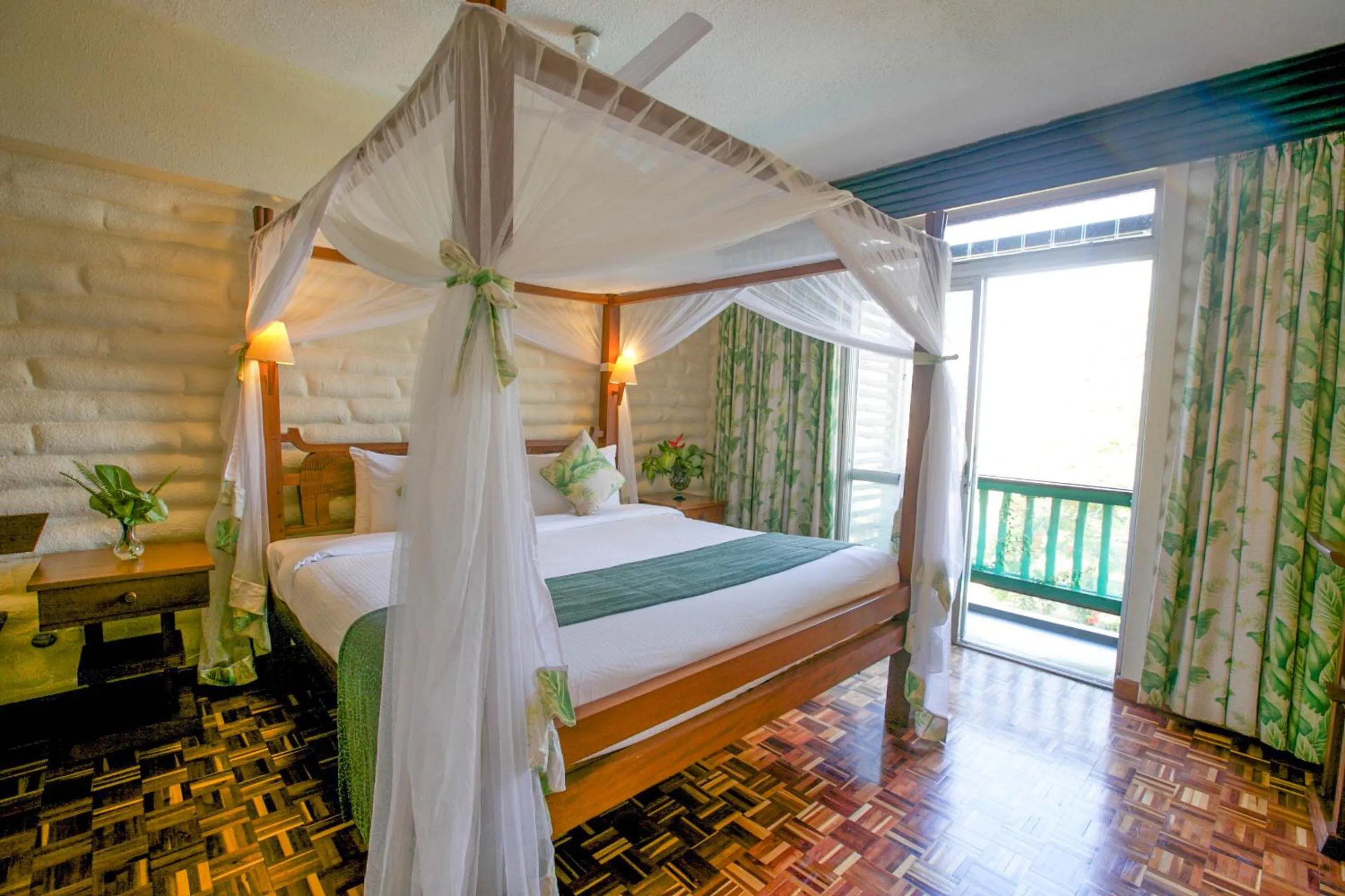 Bed in Taita Hills Safari Resort & Spa