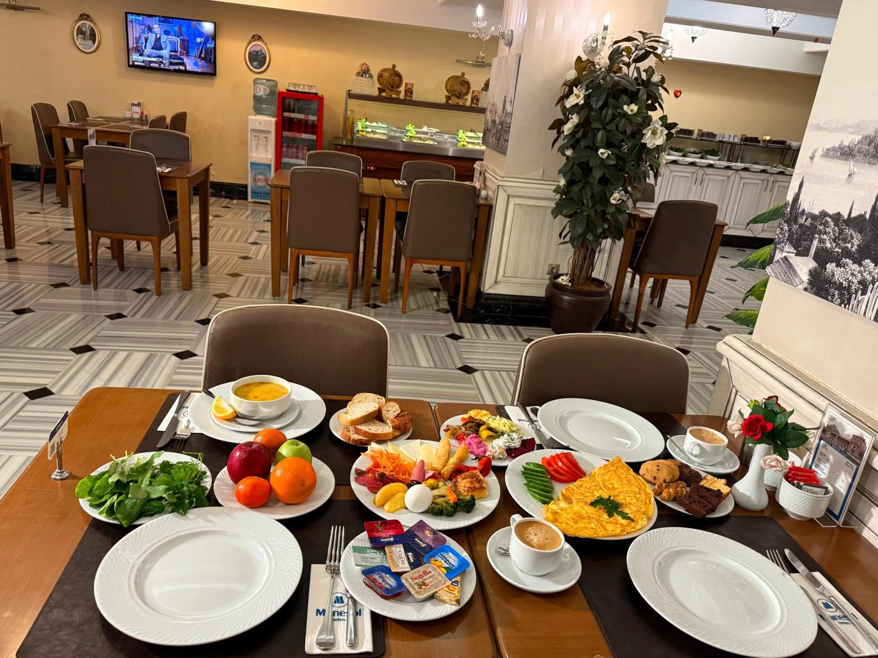 Breakfast in Manesol Old City Bosphorus