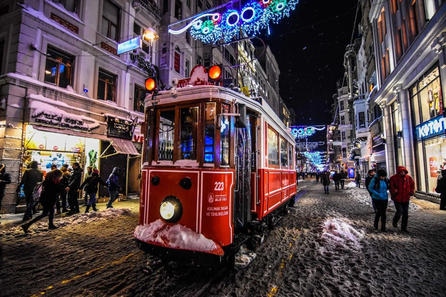 Night in Manesol Old City Bosphorus