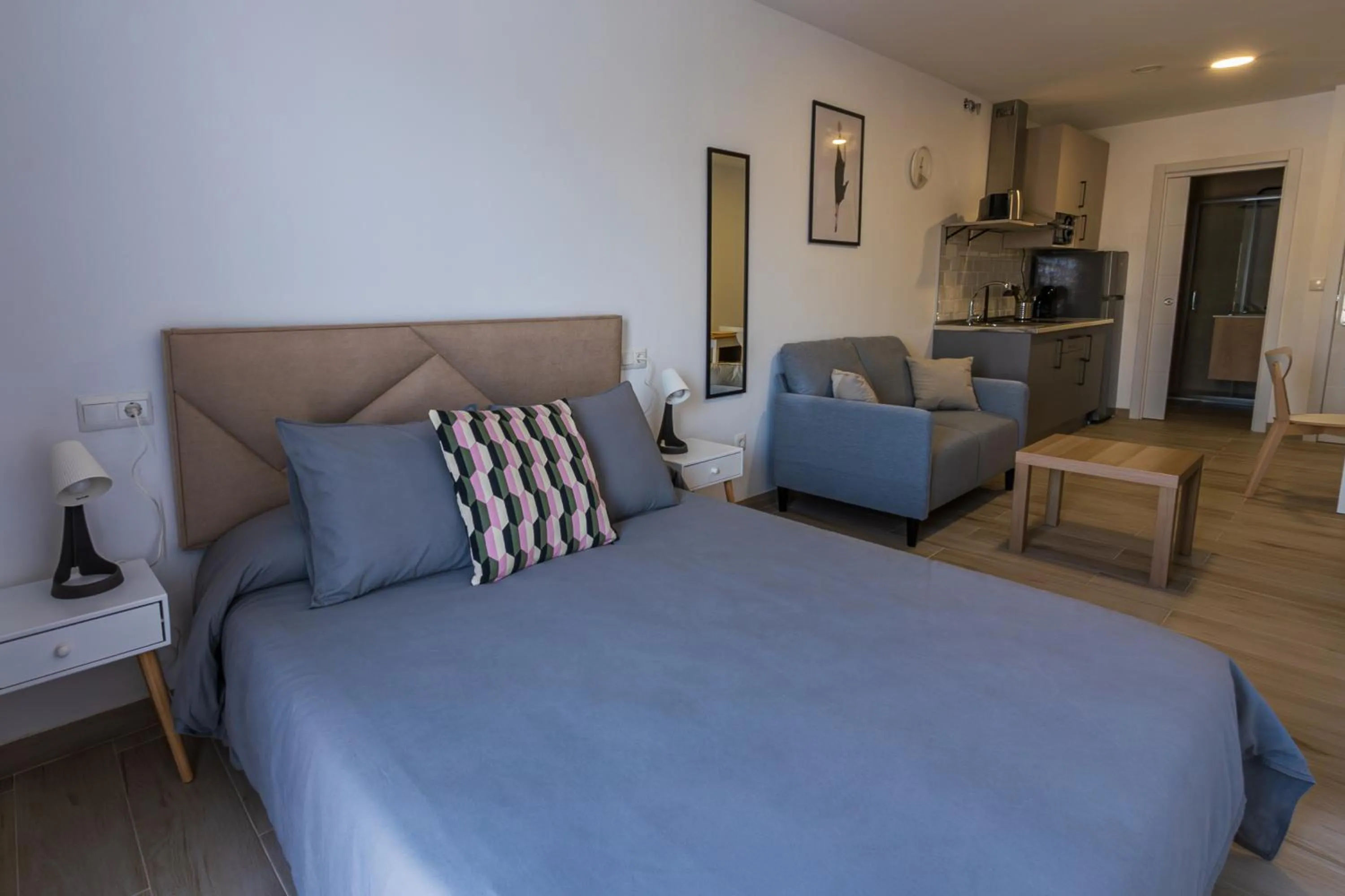 Bed in Apartamentos Turisticos José Cruz
