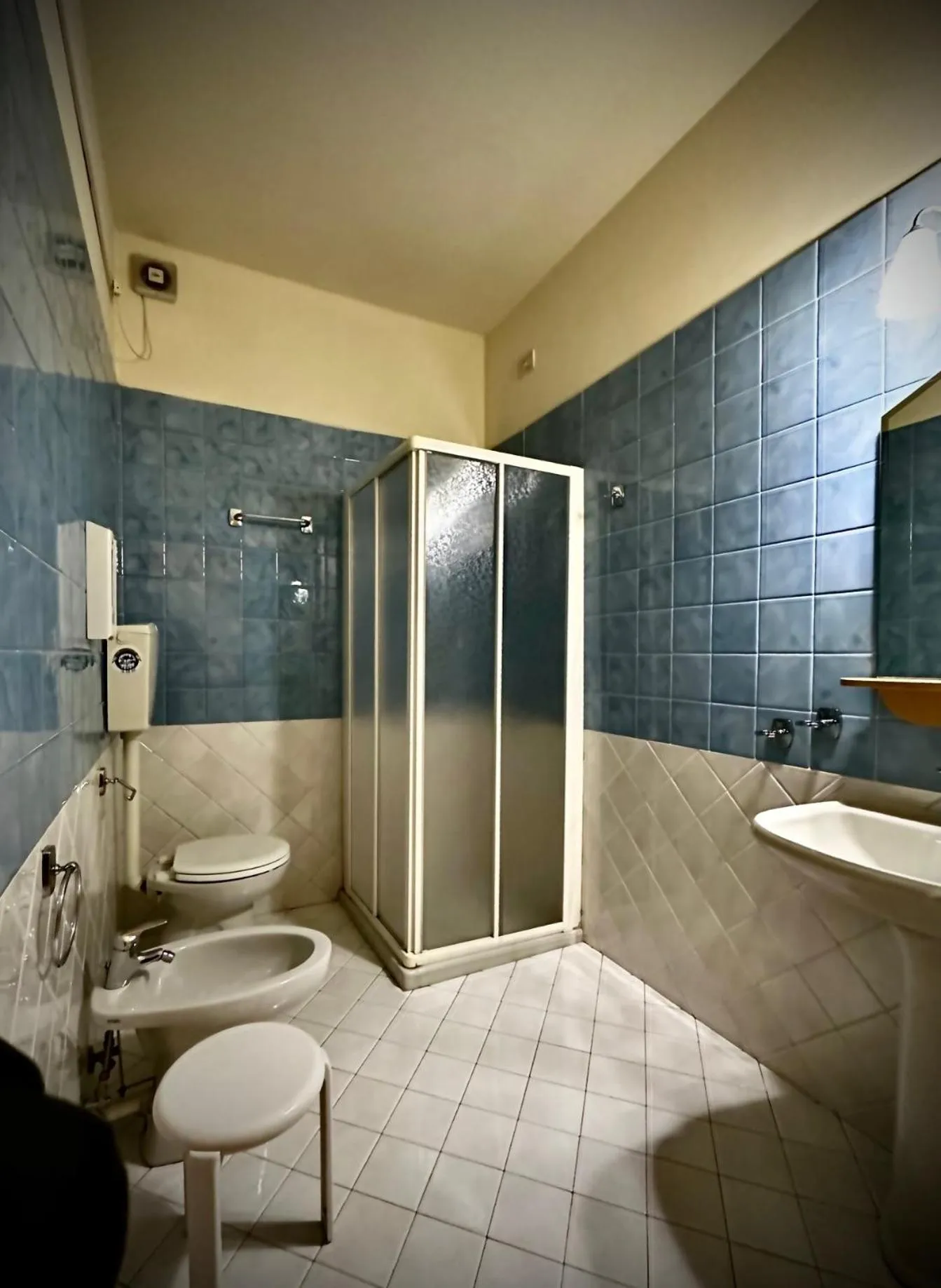 Shower in Hotel Ponte Molo