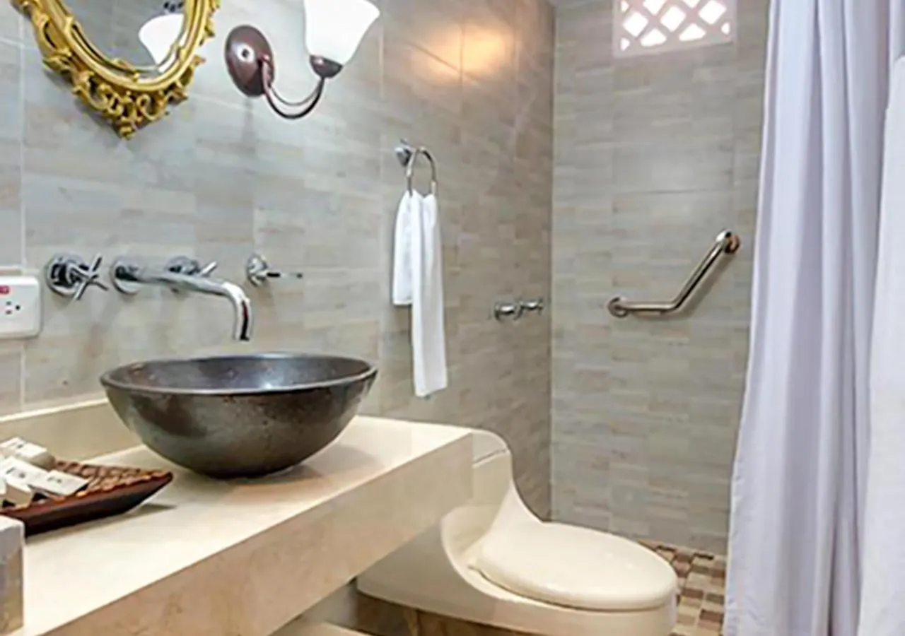 Shower in Hotel Dorado Plaza Boutique Calle del Arsenal