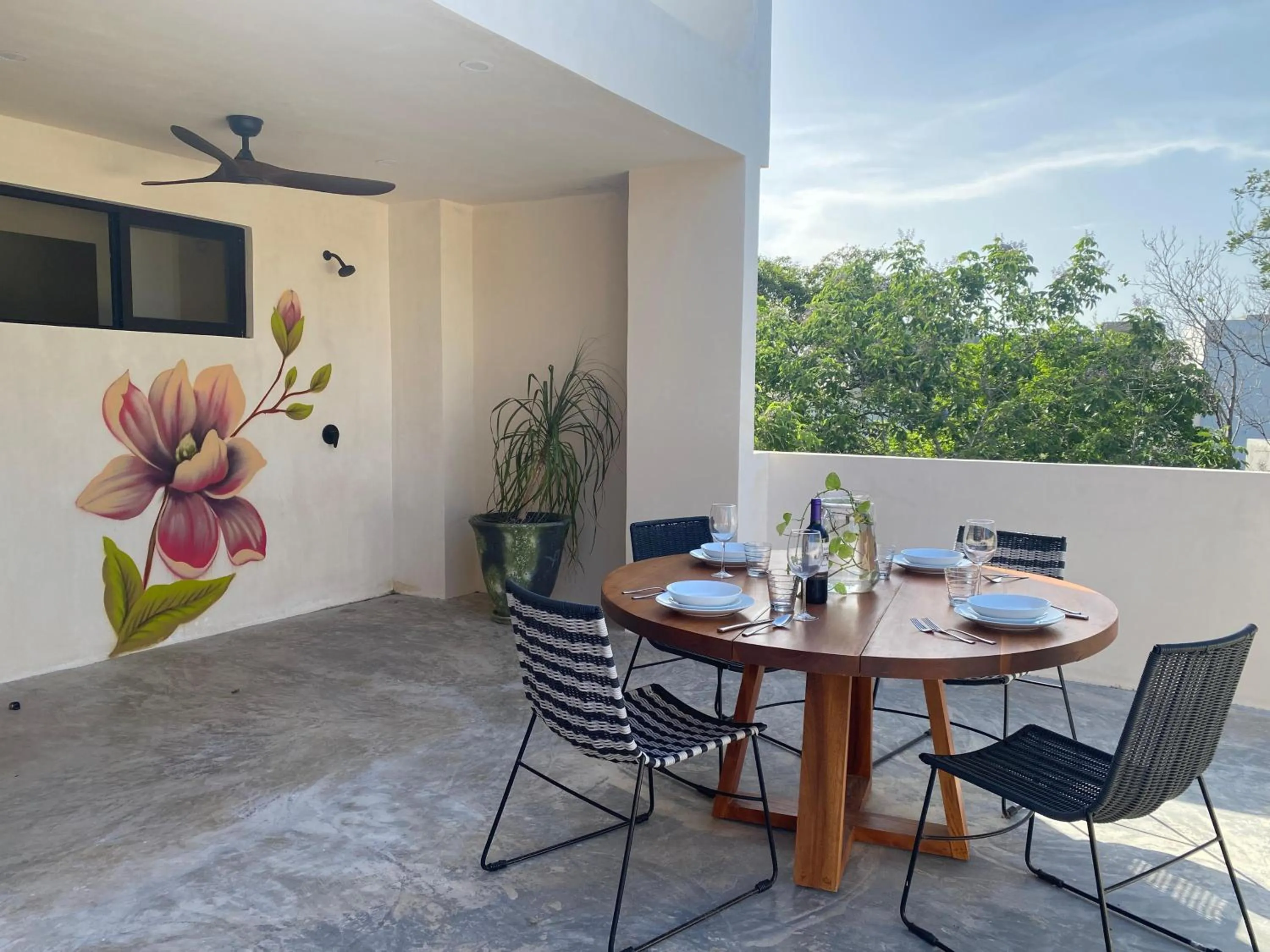 Dining area in Condominio Talulah Living Tulum