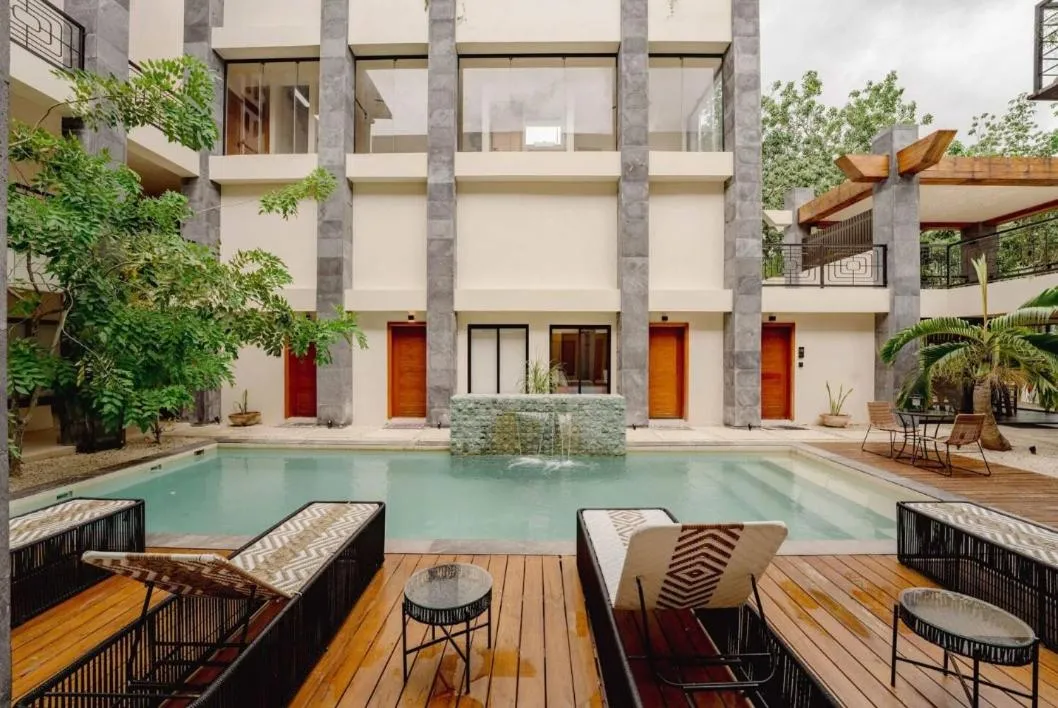 Swimming pool in Condominio Talulah Living Tulum