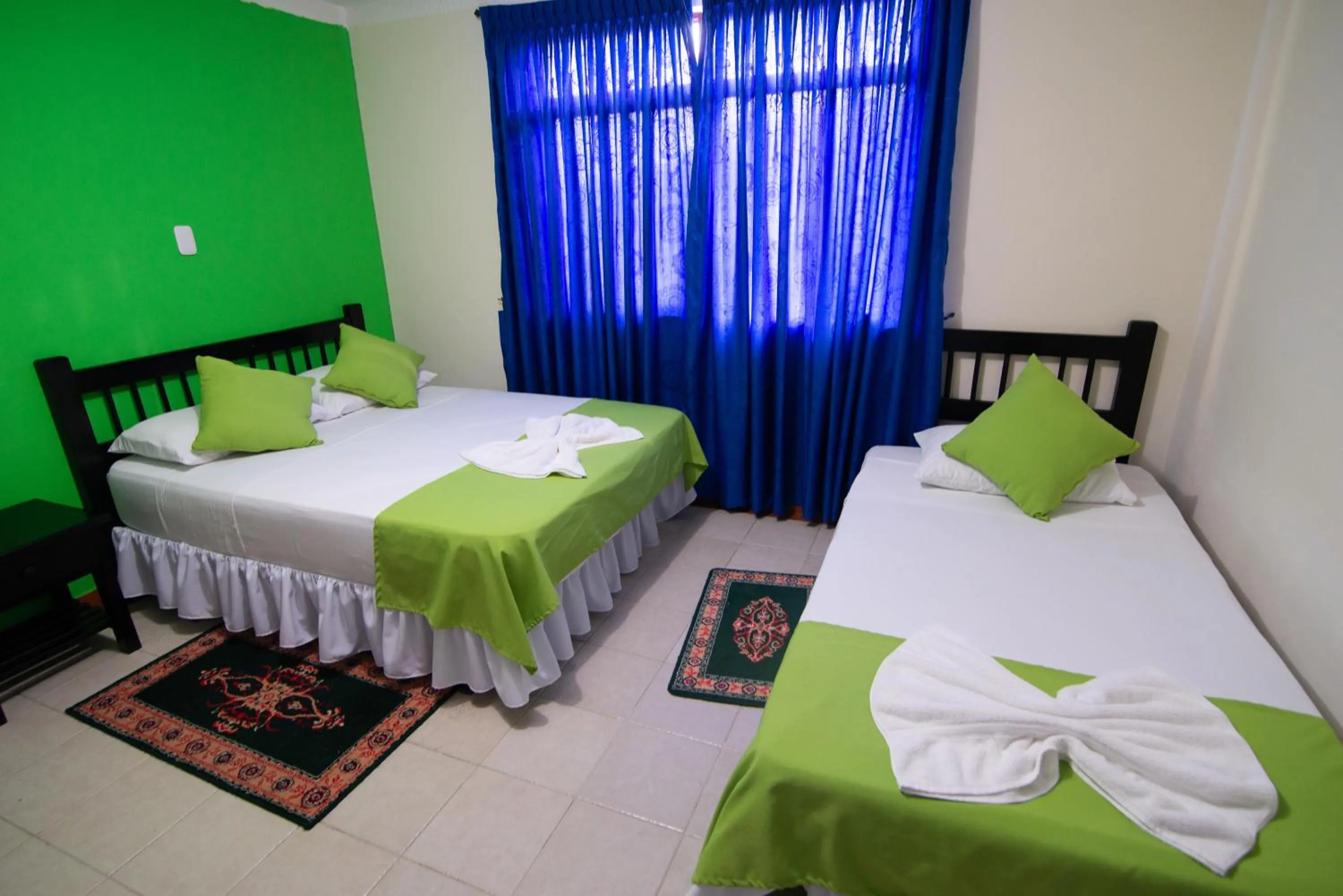 Bed in Hotel Campestre Los Tucanes