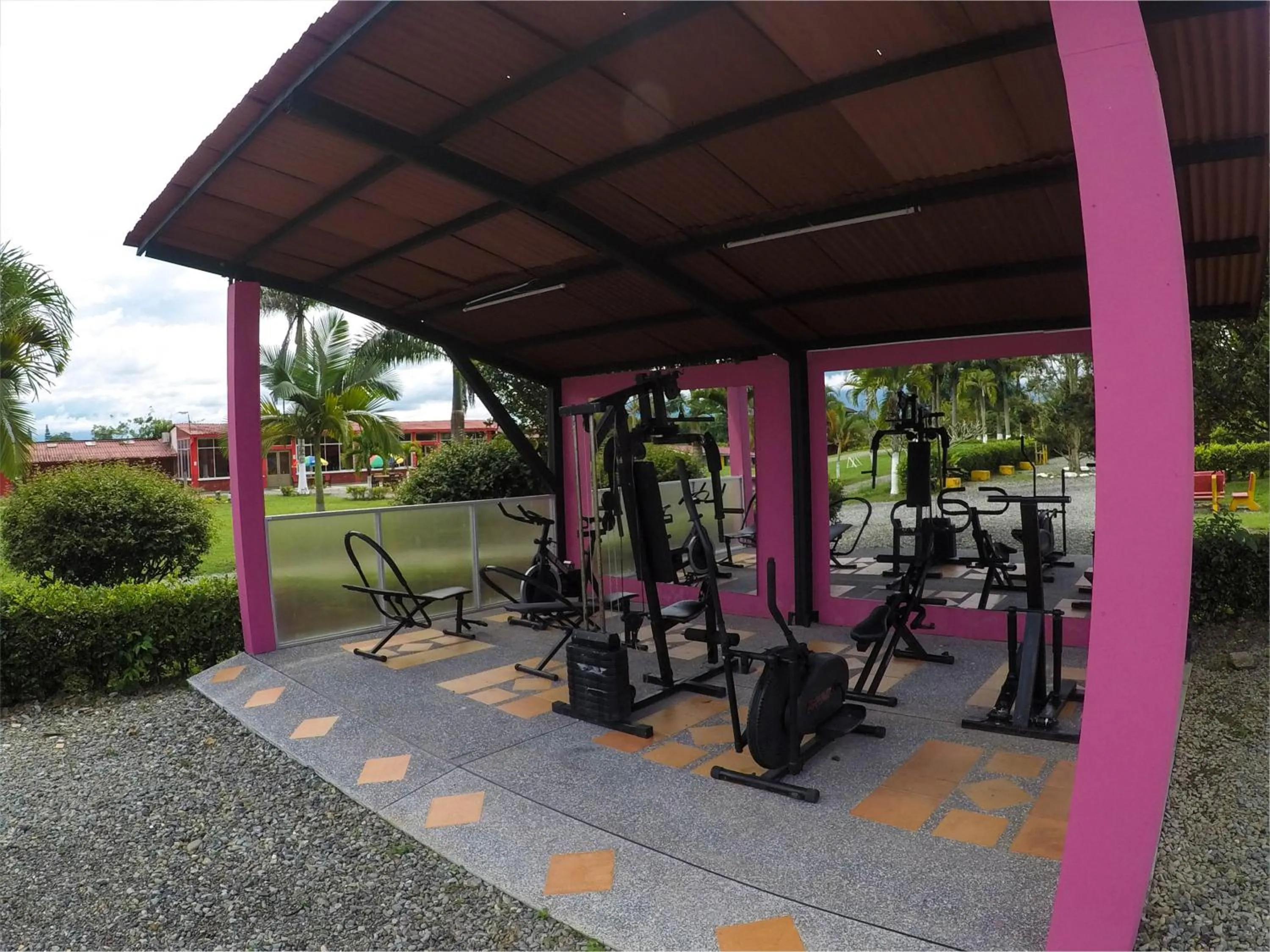 Fitness centre/facilities in Hotel Campestre Los Tucanes